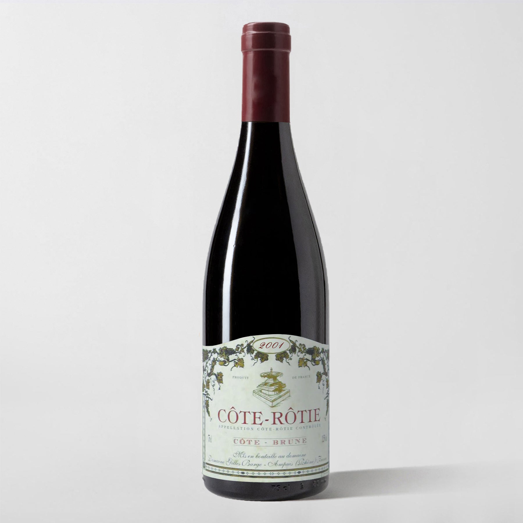 Domaine Barge, Côte-Rôtie 'Côte Brune' 2001 - Parcelle Wine
