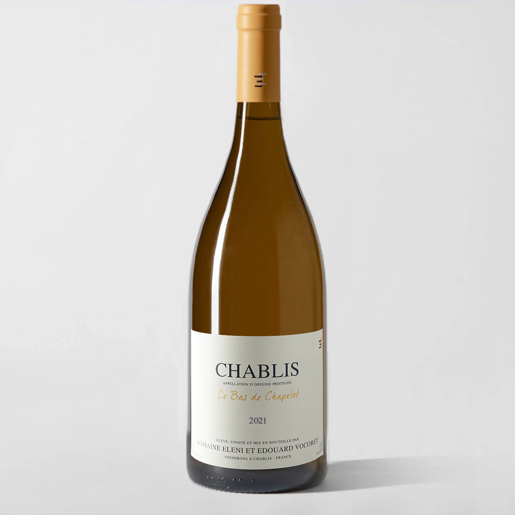 Domaine Eleni et Edouard Vocoret, Chablis Premier Cru 'Bas de Chapelot' 2021 Magnum - Parcelle Wine