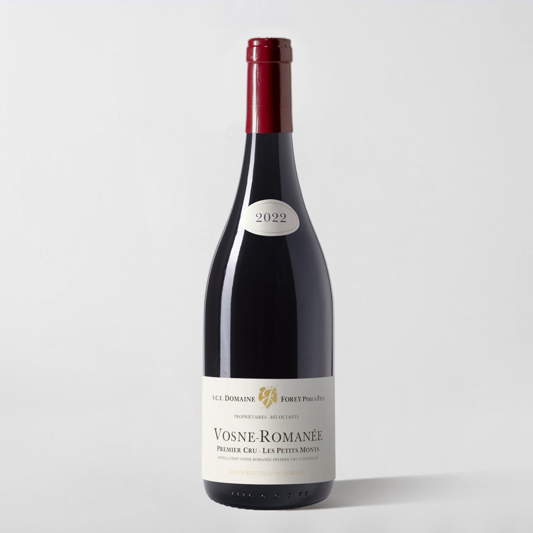 Domaine Forey, Vosne-Romanée Premier Cru 'Les Petits Monts' 2022 - Parcelle Wine