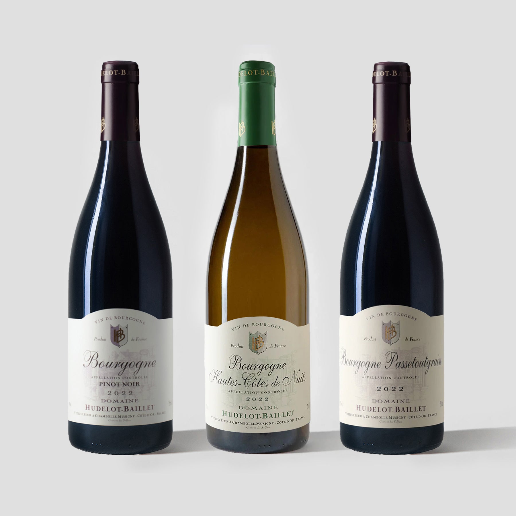 Domaine Hudelot Baillet 3-pack - Parcelle Wine