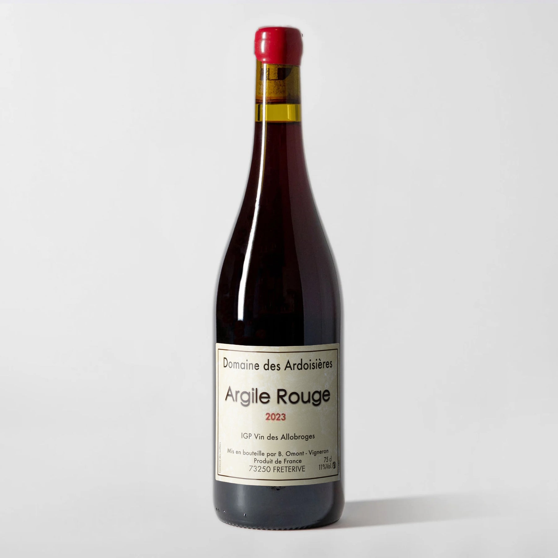 Domaine des Ardoisières, 'Argile' Rouge 2023 - Parcelle Wine