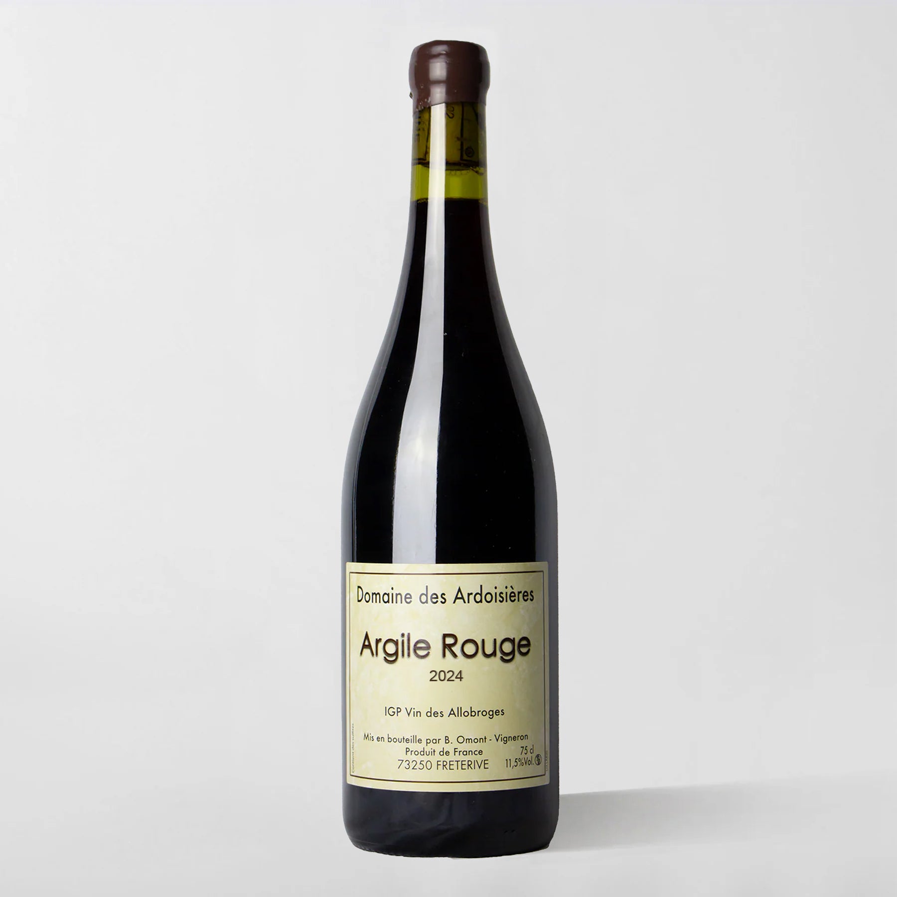 Domaine des Ardoisières, Vin des Allobroges Rouge 'Argile' 2024 - Parcelle Wine