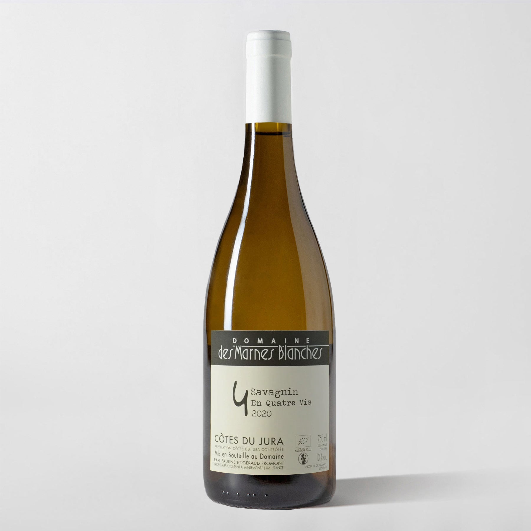 Domaine des Marnes Blanches, Côtes du Jura Savagnin 'En Quartre Vis' 2020 - Parcelle Wine