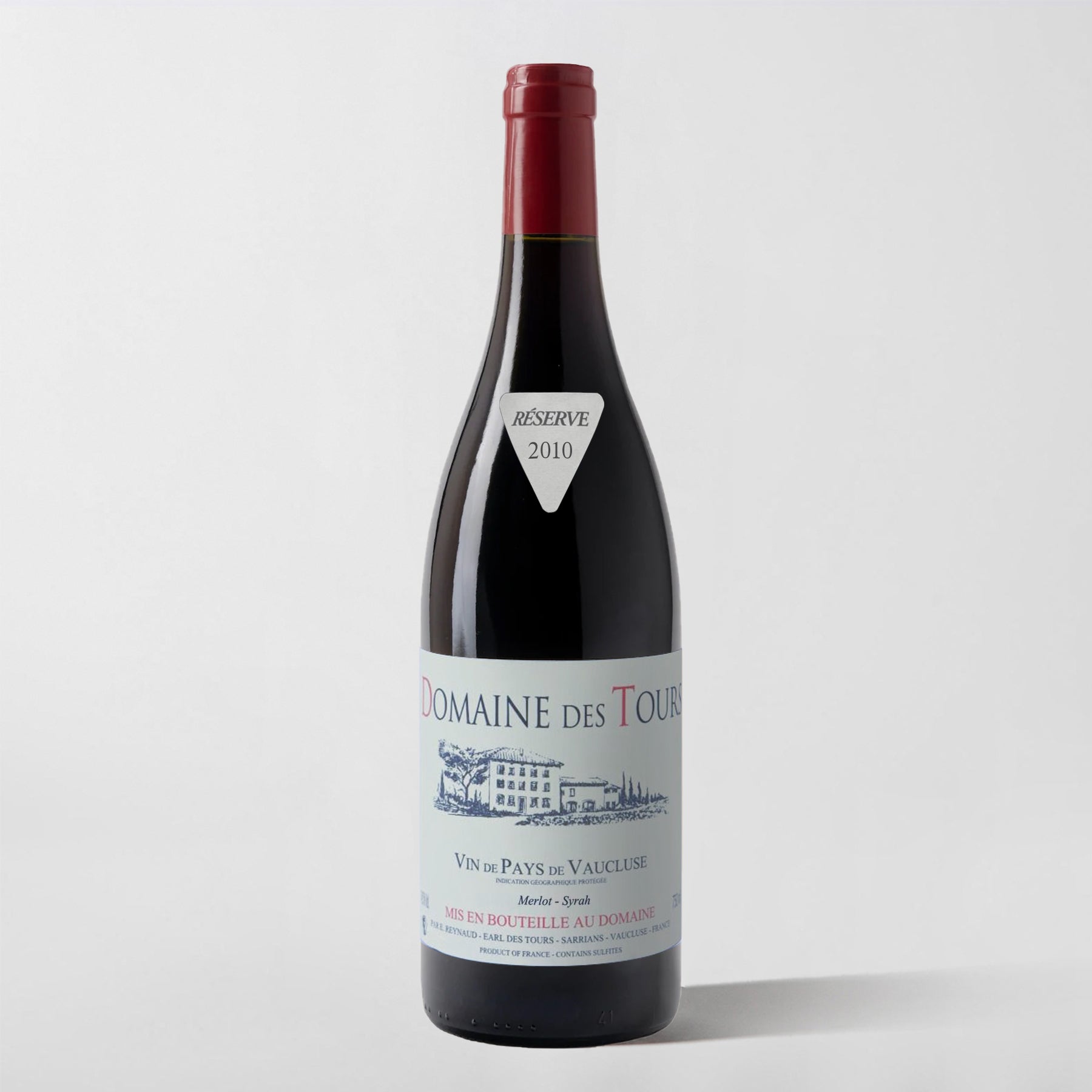 Domaine des Tours, Vin de Pays de Vaucluse Merlot-Syrah 2010 - Parcelle Wine