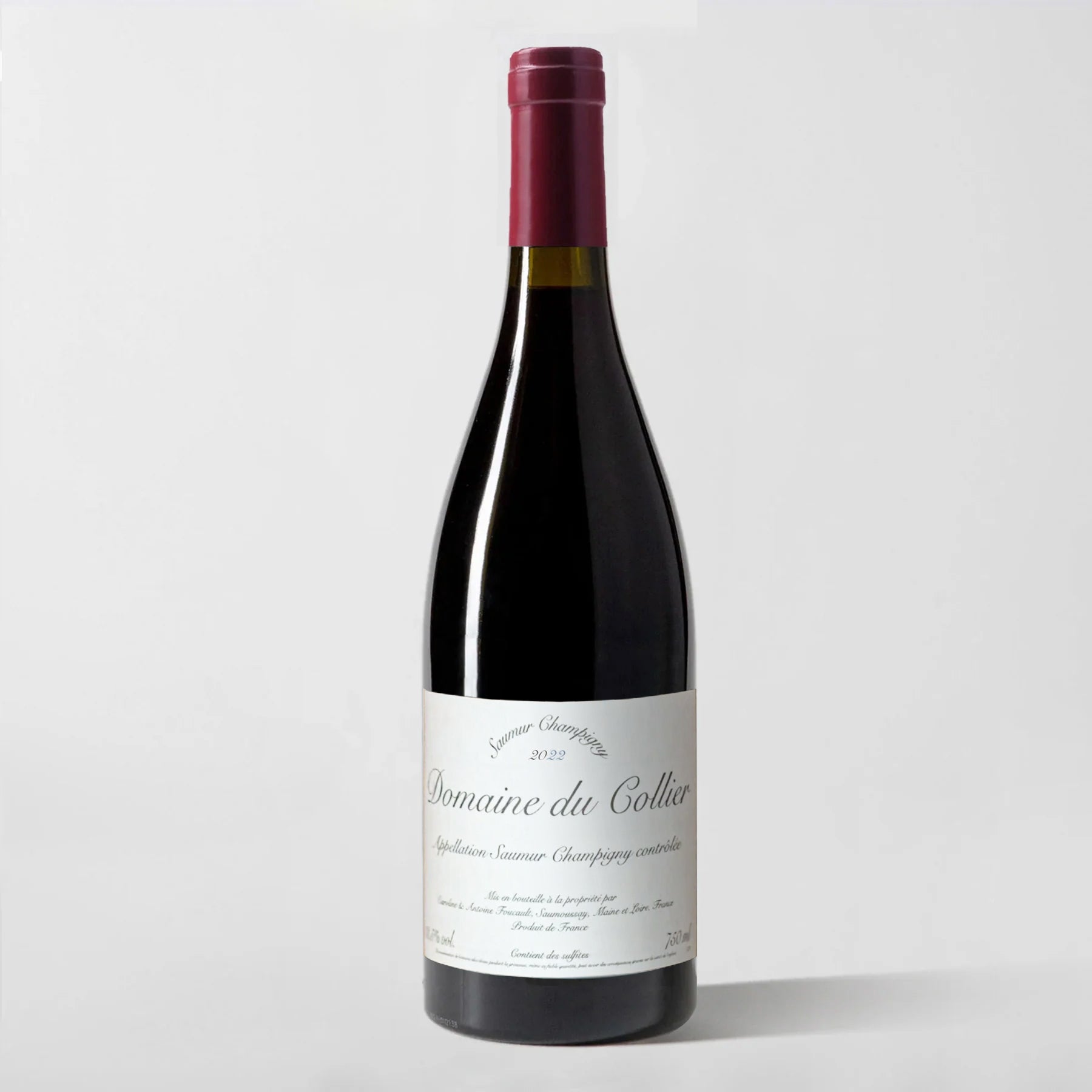 Domaine du Collier, Saumur-Champigny Rouge 2022 (Pre-Sale Arriving Early July)