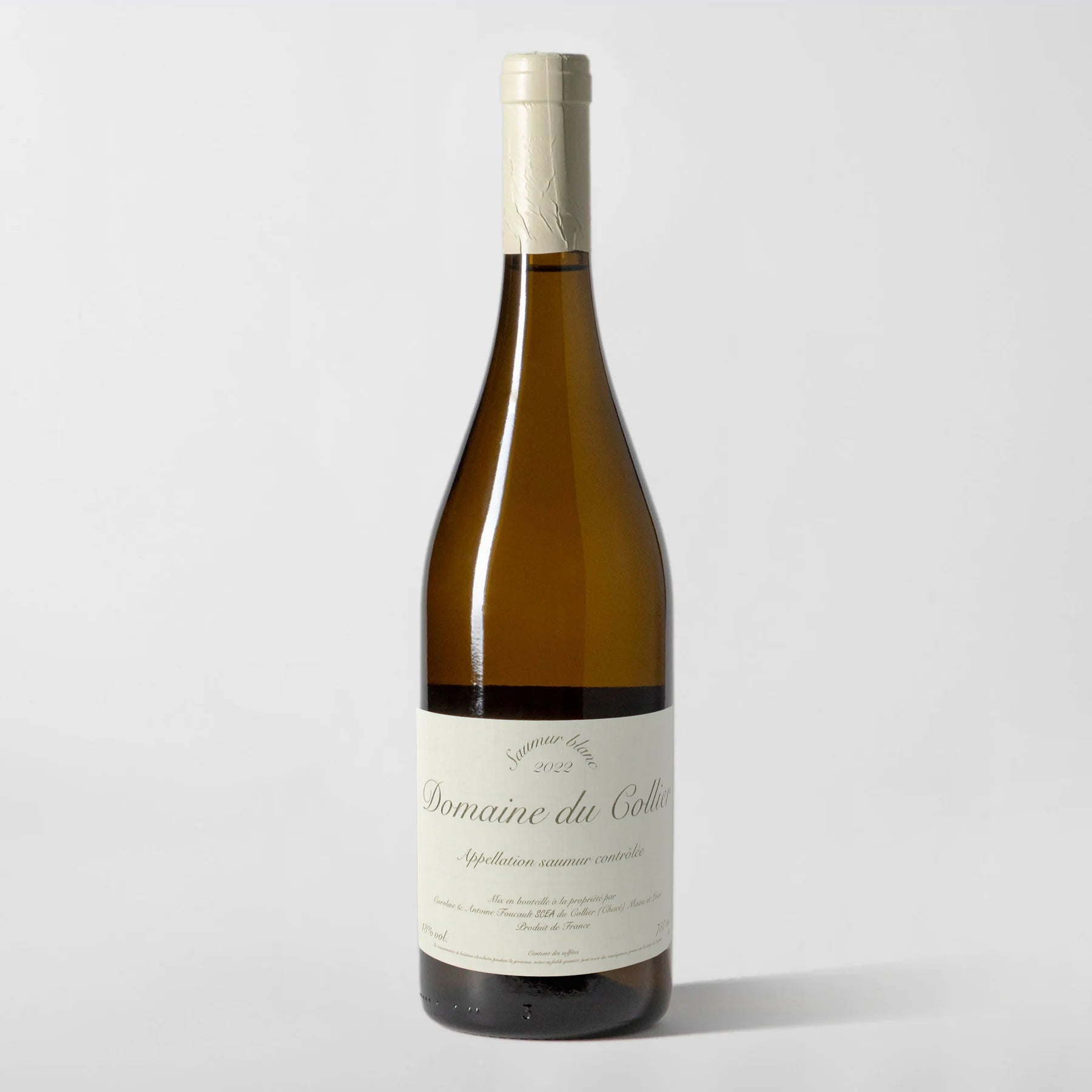 Domaine du Collier, Saumur Blanc 2022 (Pre-Sale Arriving Early July)