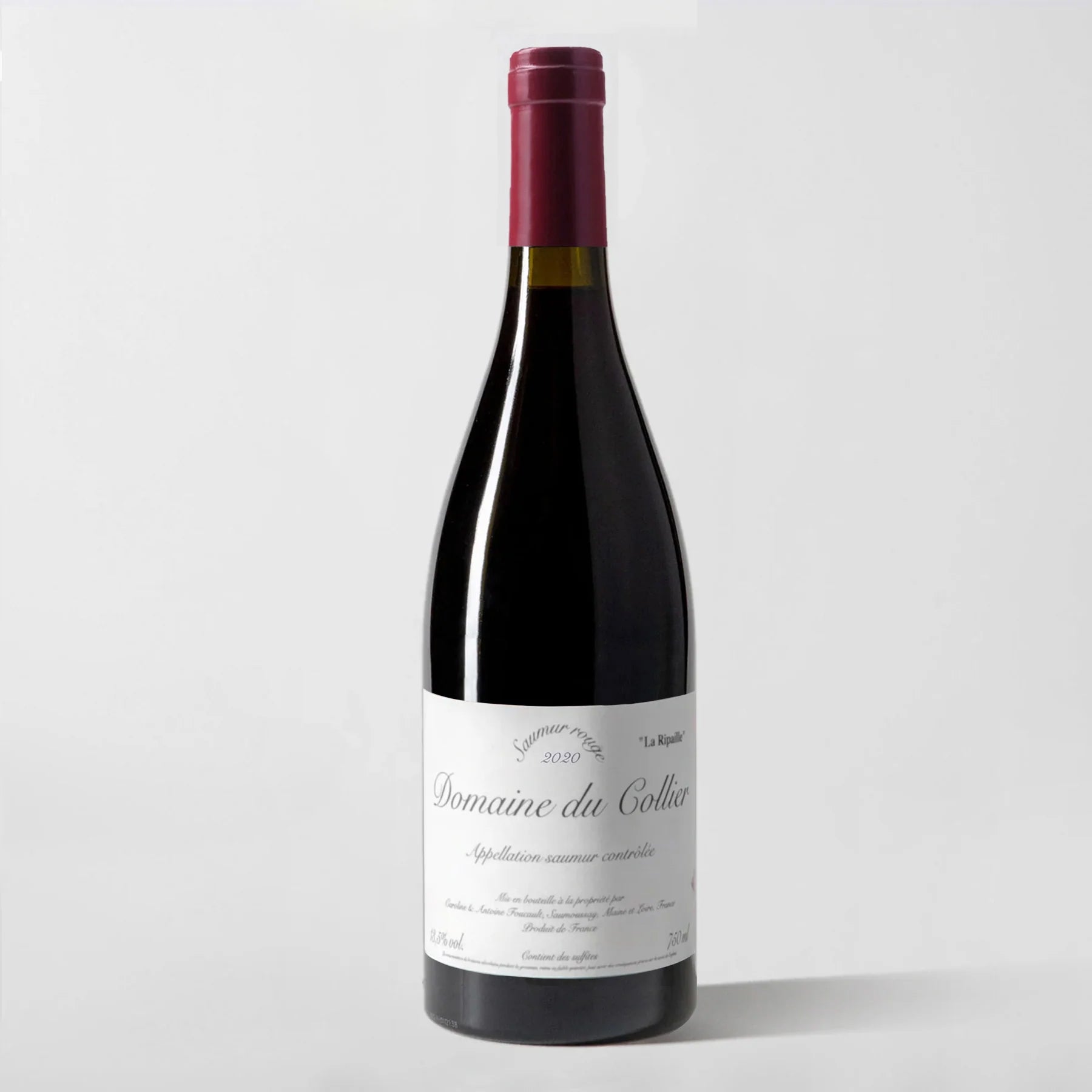 Domaine du Collier, Saumur Rouge 'La Ripaille' 2020 - Parcelle Wine