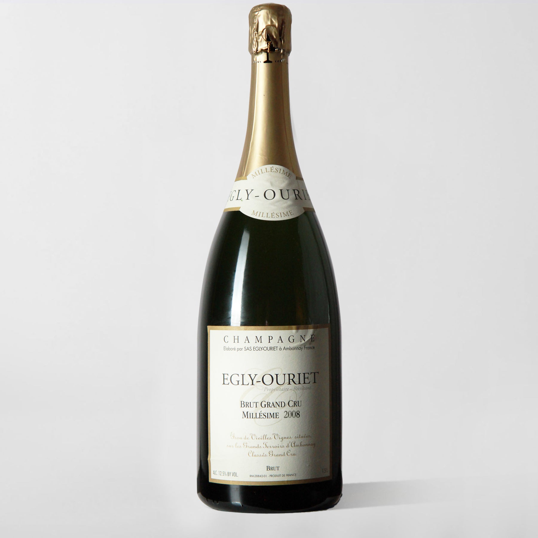 Egly-Ouriet, Brut Grand Cru Millésime 2008 Magnum (Pre-Sale Arriving 01/19) - Parcelle Wine