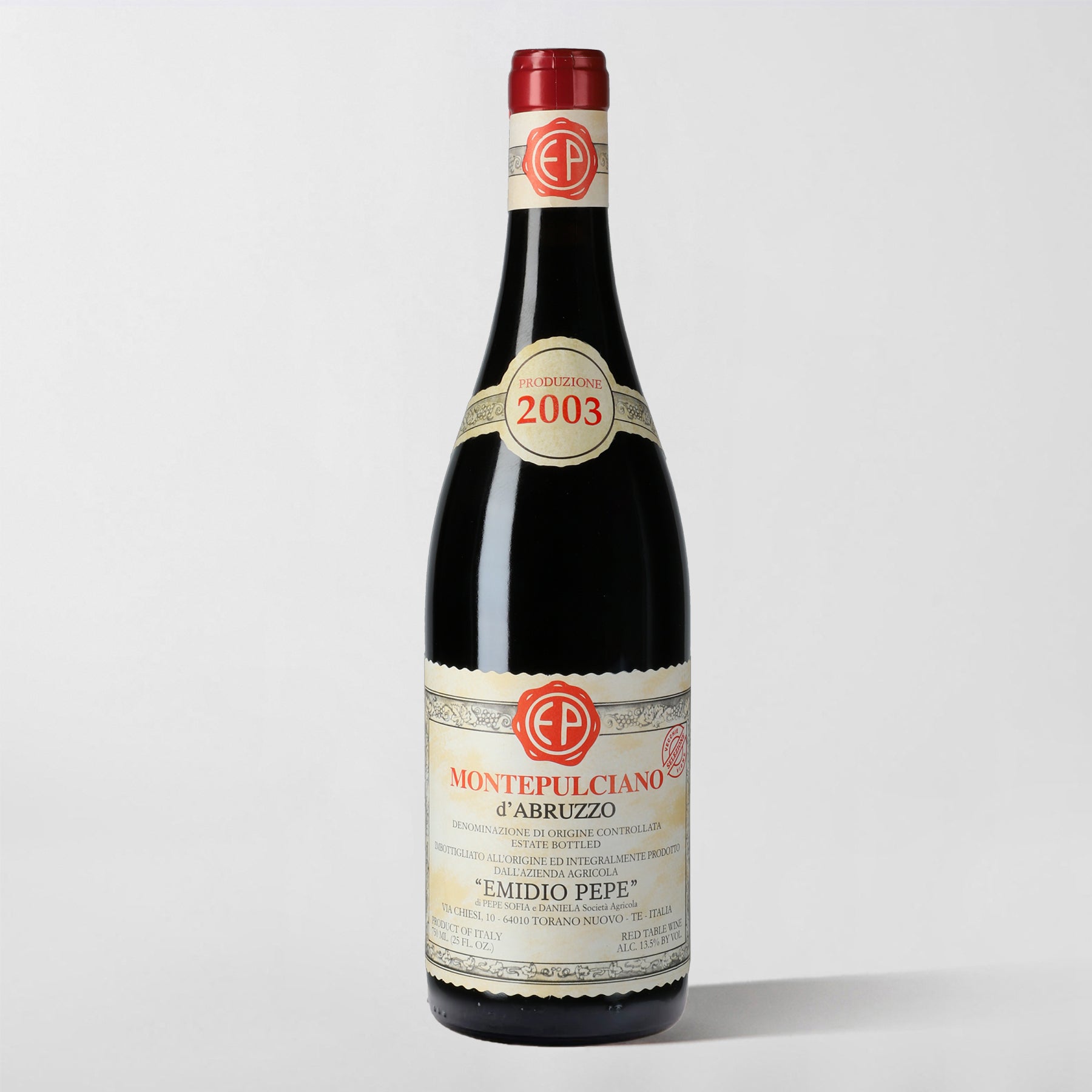 Emidio Pepe, Montepulciano d'Abruzzo Vecchie Vigne 2003 - Parcelle Wine