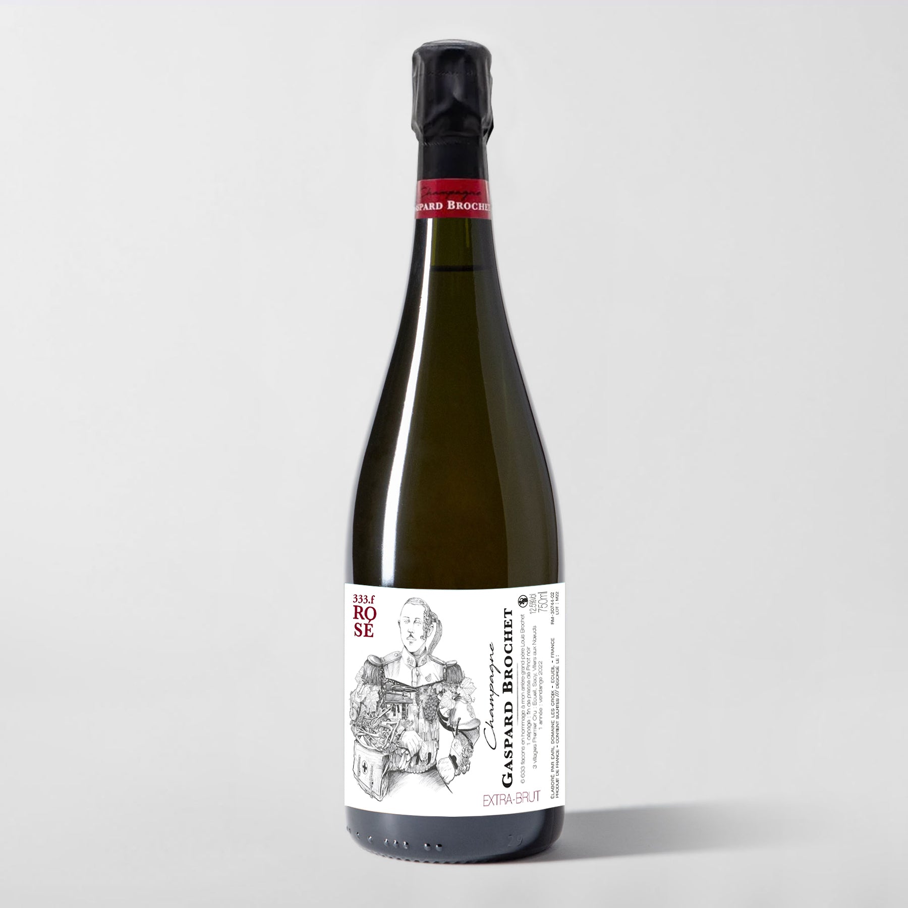 Gaspard Brochet, '333.f' Rosé Extra Brut (base 2022) (Pre-Sale Arriving 1/15) - Parcelle Wine