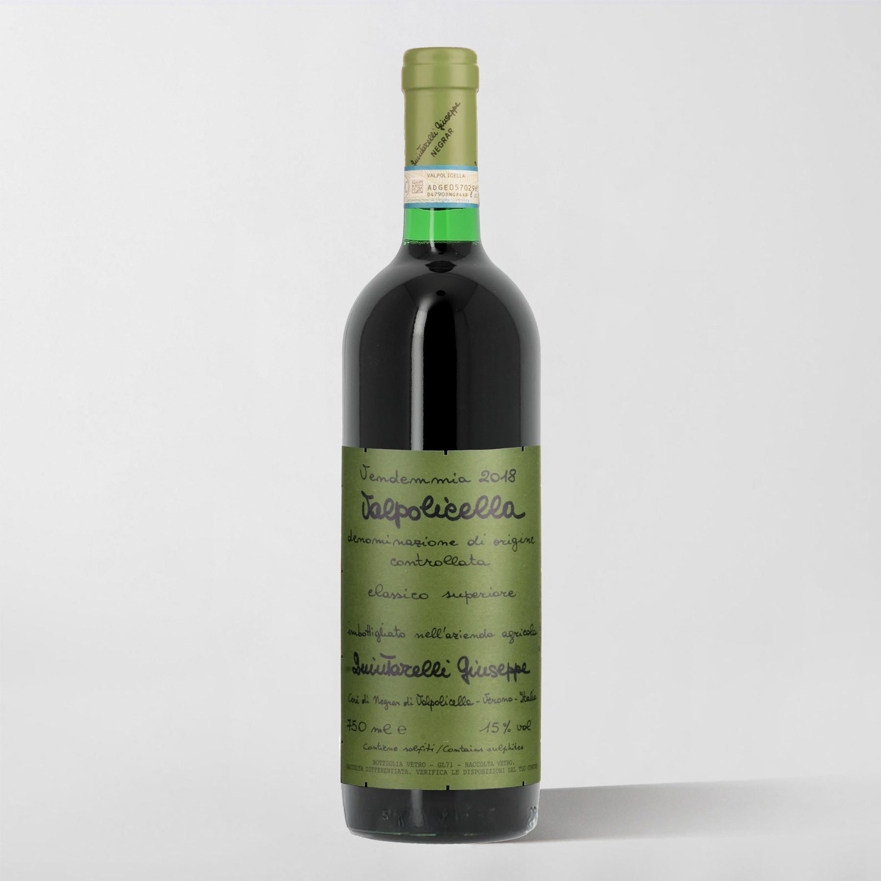 Giuseppe Quintarelli, Valpolicella Classico Superiore 2018 (Pre-Sale Arriving 6/4)