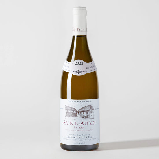 Henri Prudhon & Fils, Saint-Aubin Blanc 'Le Ban' 2022 (Pre-Sale Arriving 3/5)