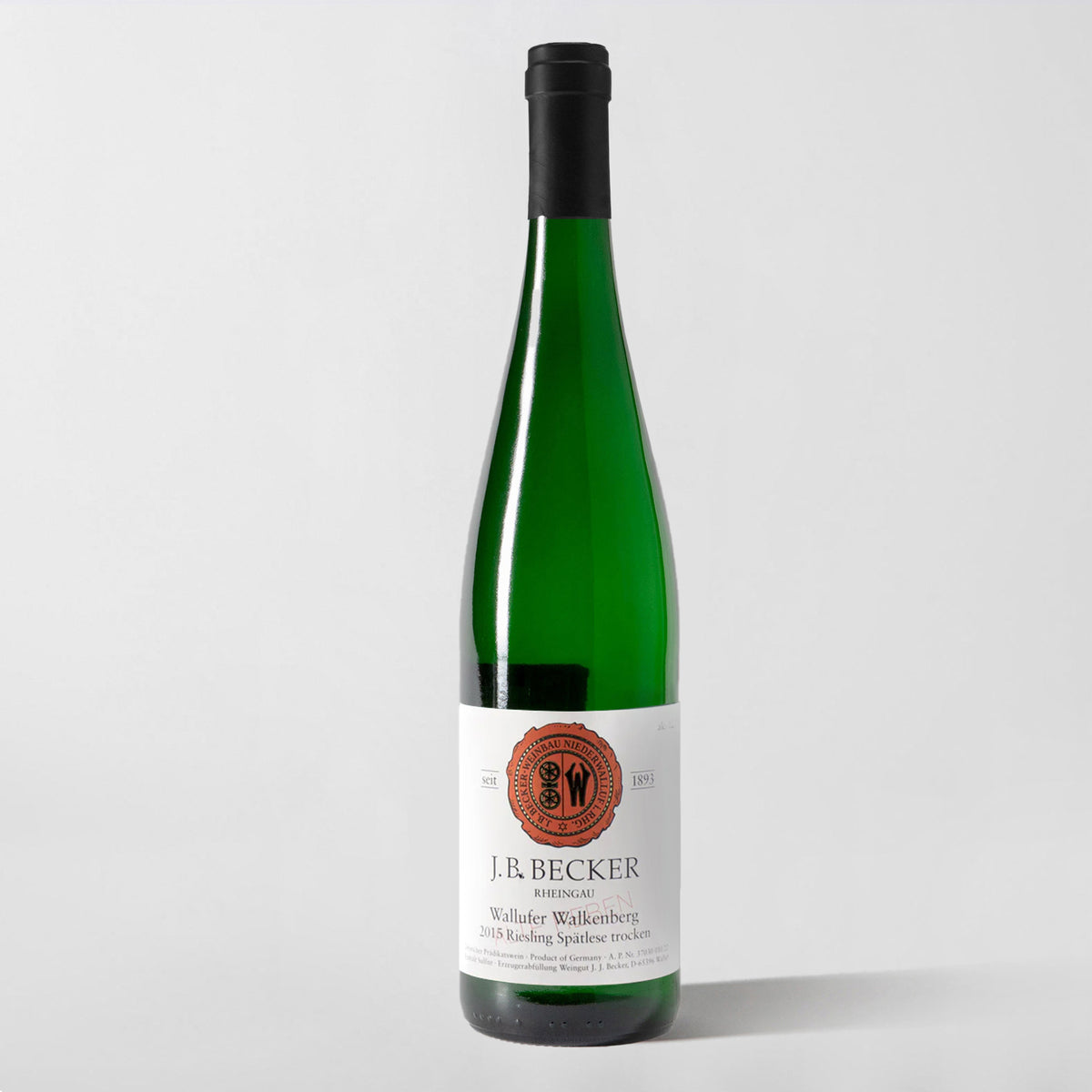 J.B. Becker, Riesling Spätlese Trocken 'Walkenberg' Alte Reben 2015