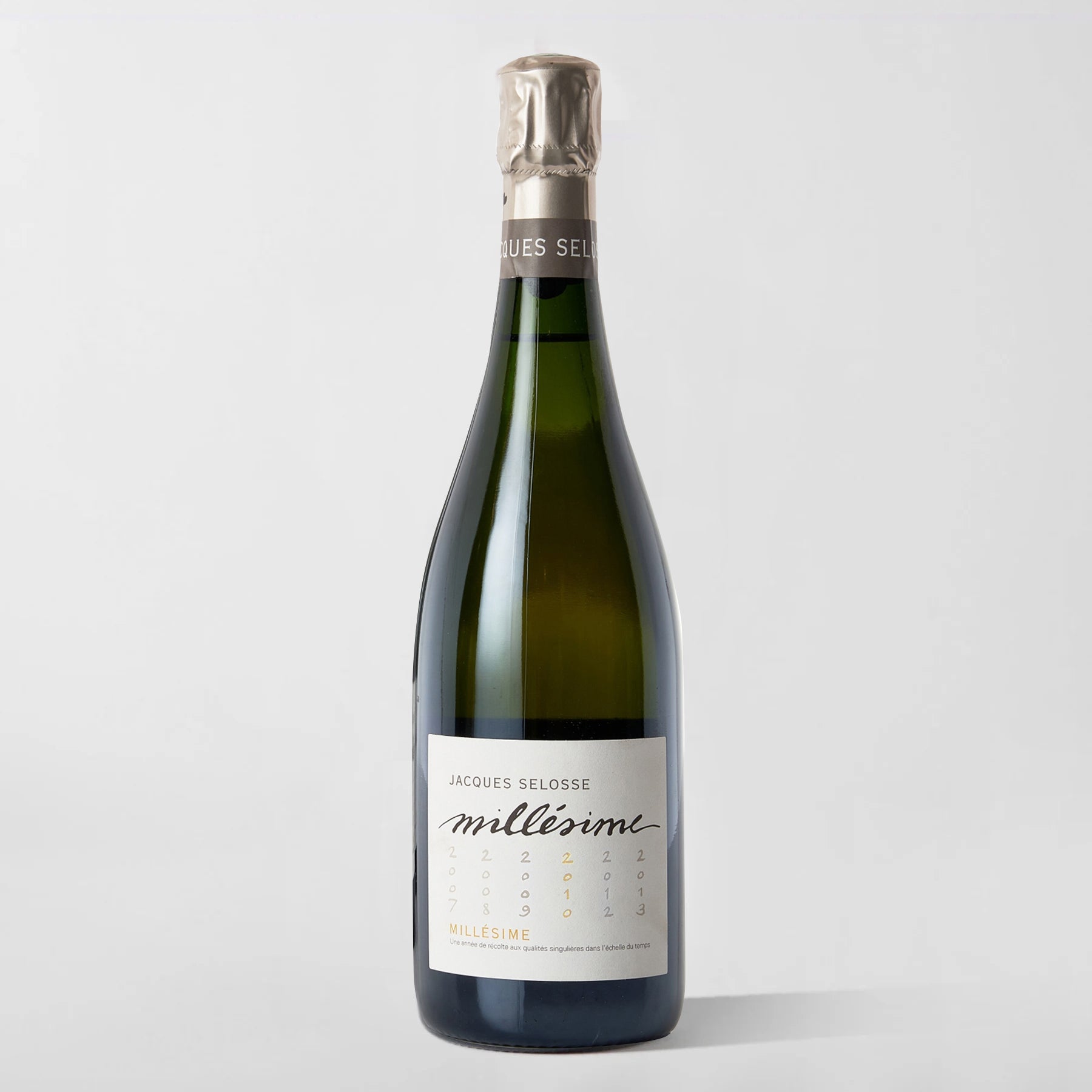 Jacques Selosse, Brut Blanc de Blancs 'Millesime' 2010 - Parcelle Wine