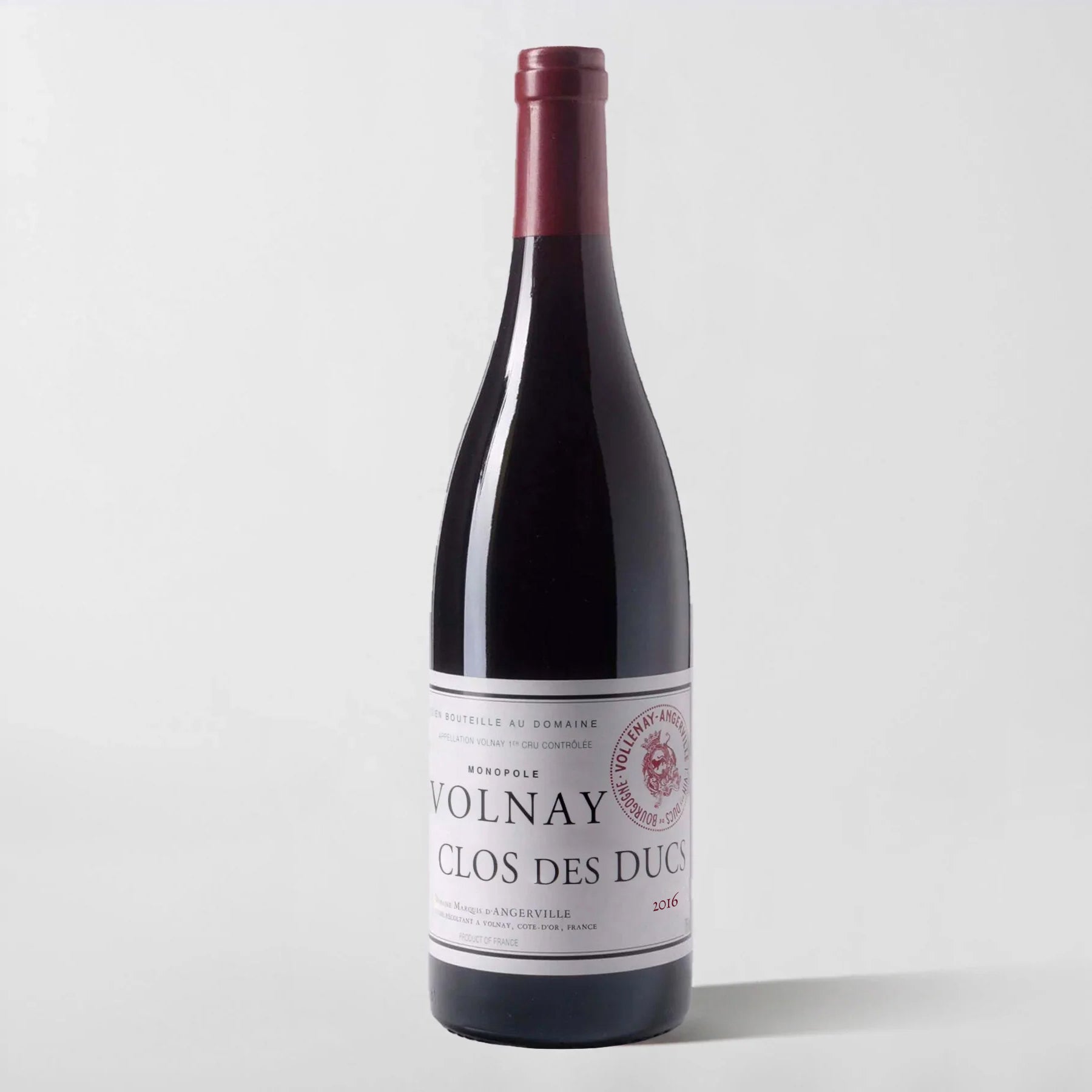 Marquis d'Angerville, Volnay Premier Cru 'Clos des Ducs' 2016 - Parcelle Wine
