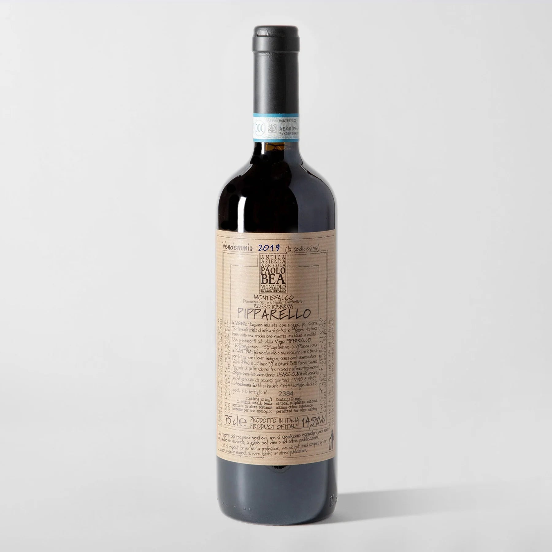 Paolo Bea, Montefalco Rosso Riserva 'Pipparello' 2019 (Pre-Sale Arriving 5/8) - Parcelle Wine
