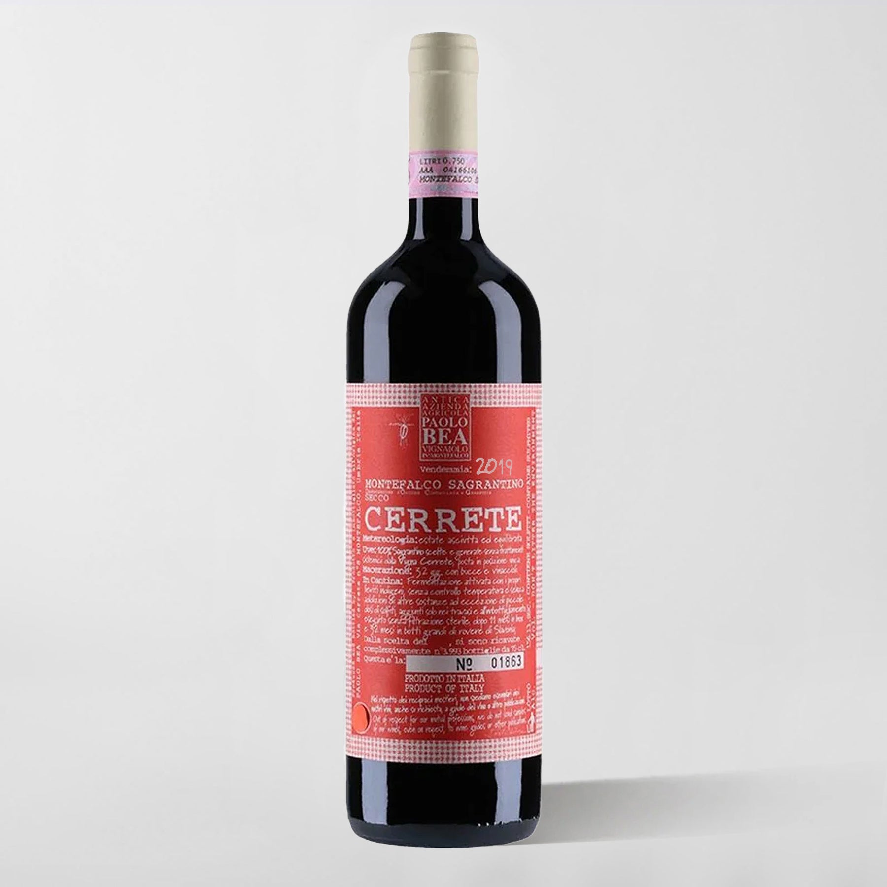 Paolo Bea, Montefalco Sagrantino Secco 'Cerrete' 2019 (Pre-Sale Arriving 11/17) - Parcelle Wine