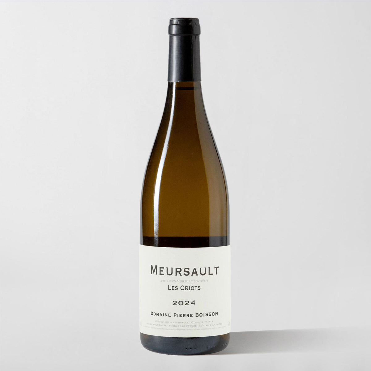 Pierre Boisson, Meursault 'Les Criots' 2024 (Pre-Sale Arriving Mid-November) - Parcelle Wine