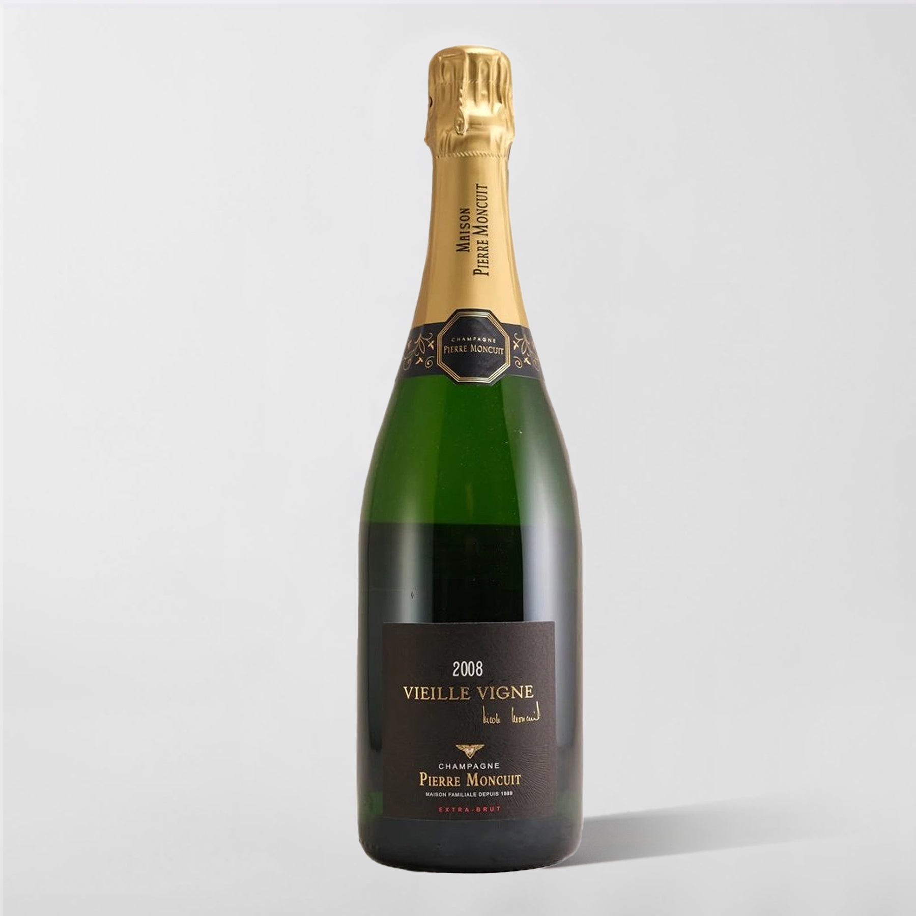Pierre Moncuit, 'Cuvée Nicole' Vieilles Vignes Blanc de Blancs Extra Brut Grand Cru 2008 - Parcelle Wine