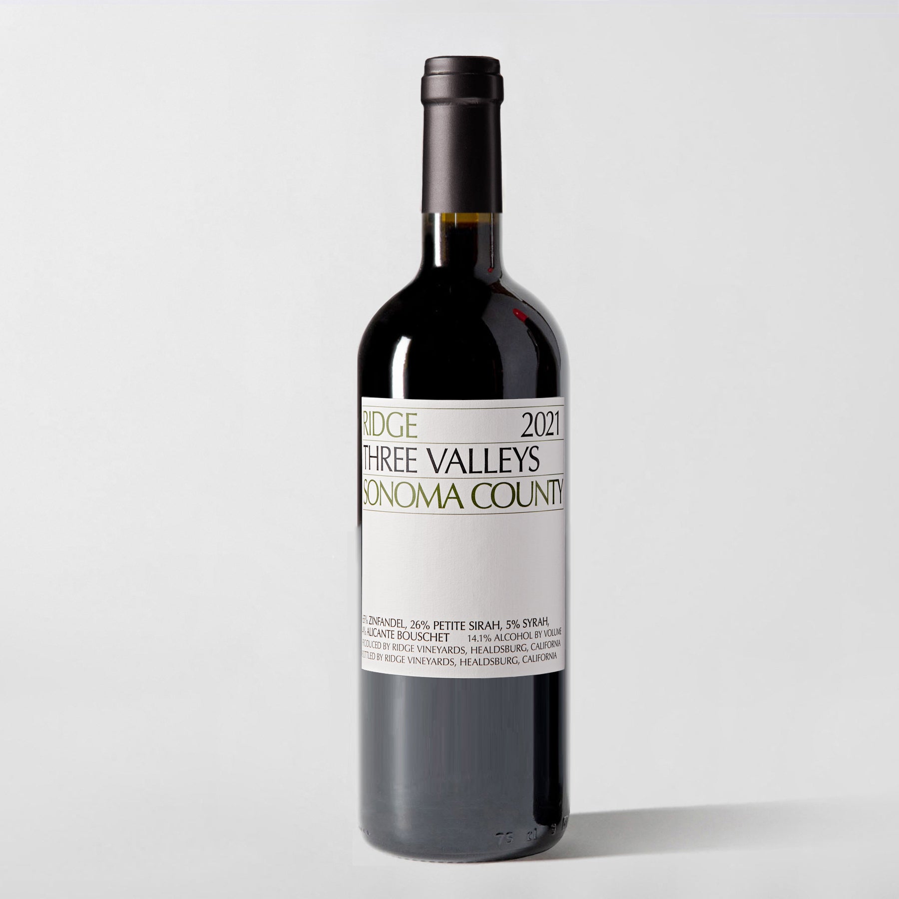 Ridge, Sonoma 'Three Valleys' 2021 - Parcelle Wine