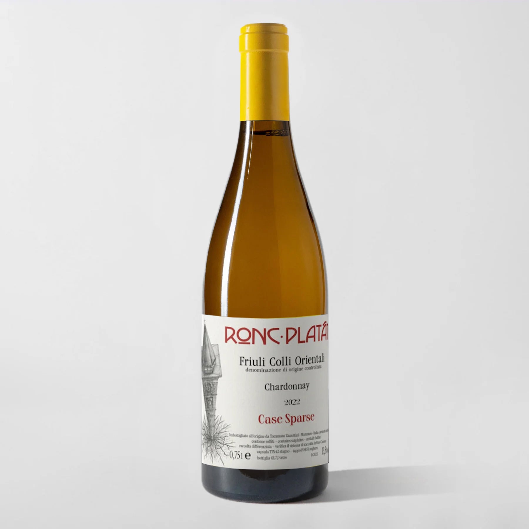 Ronc Platât, Colli Orientali del Friuli Chardonnay 'Case Sparse' 2022 (Pre-Sale Arriving 4/2) - Parcelle Wine