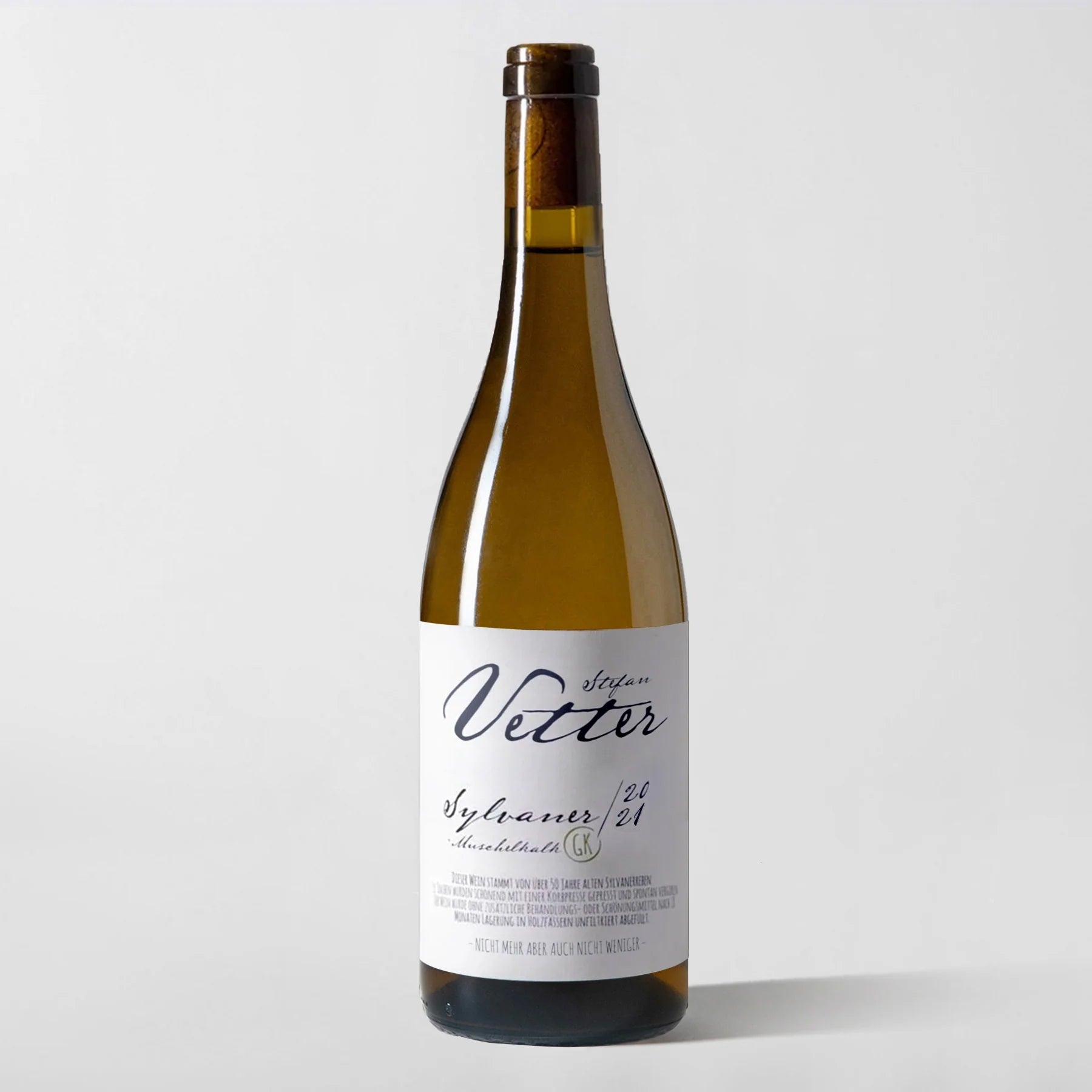 Stefan Vetter, Sylvaner 'Muschelkalk' 2021 - Parcelle Wine