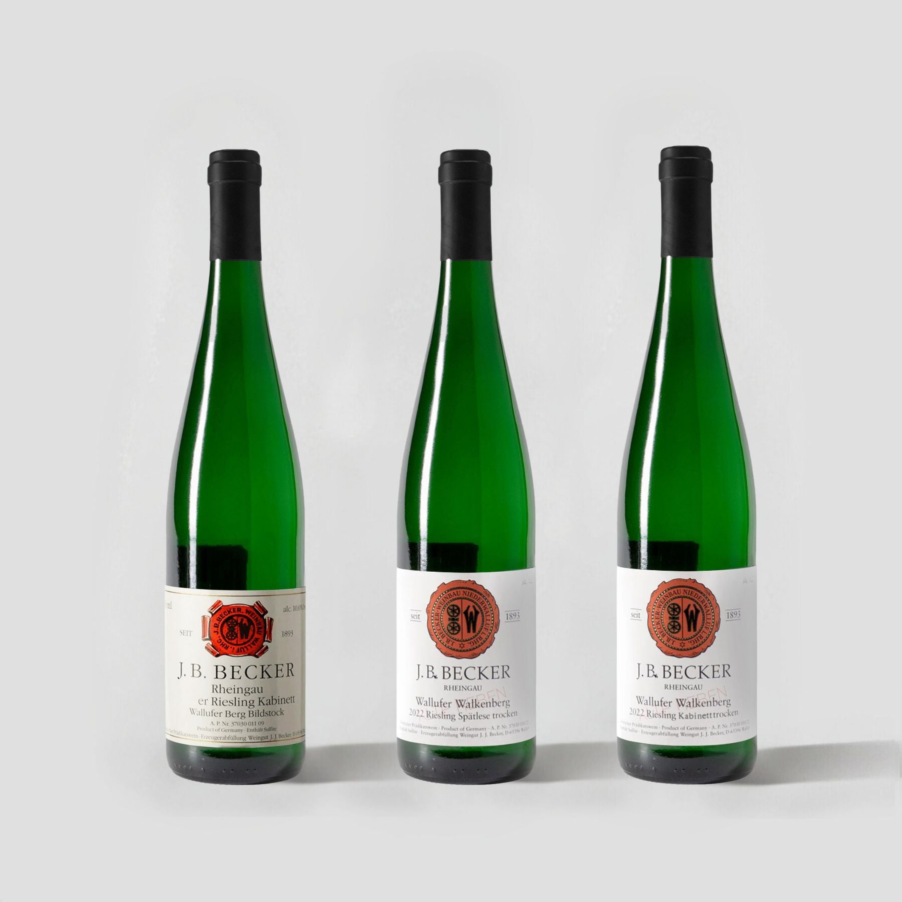 J.B. Becker, Riesling 2022 3-pack - Parcelle Wine