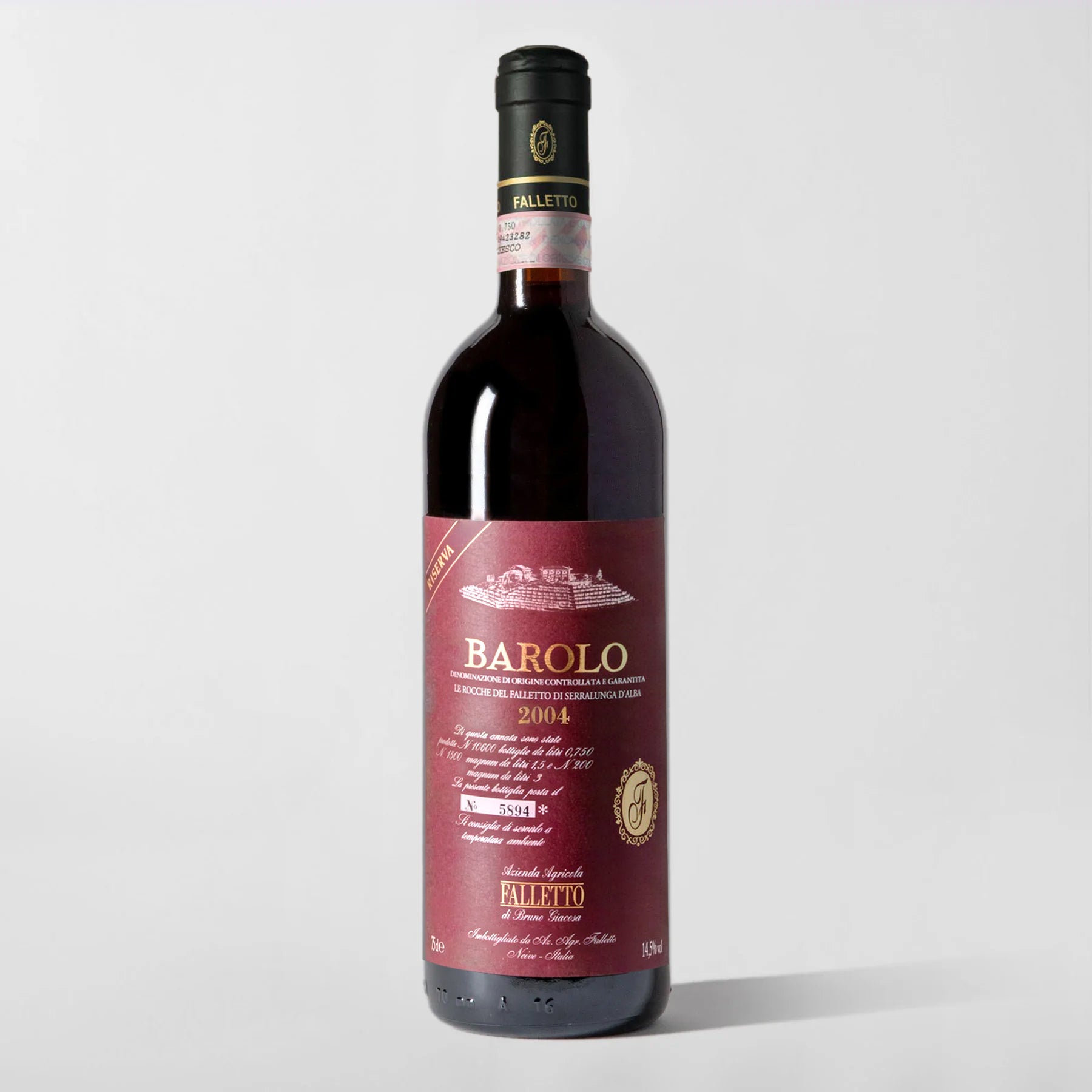 Bruno Giacosa, Barolo Riserva 'Le Rocche del Falletto' 2004 - Parcelle Wine