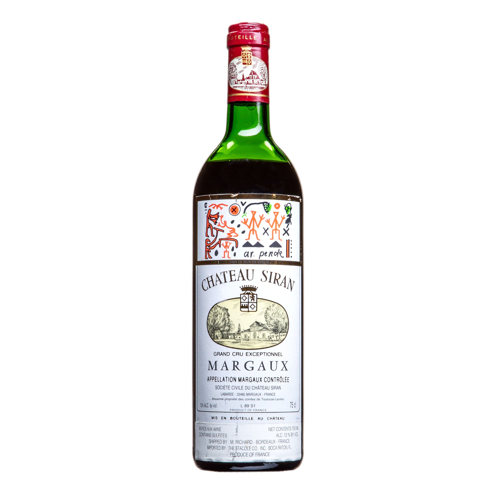 Château Siran, Bordeaux Blend 1989 from Château Siran - Parcelle Wine