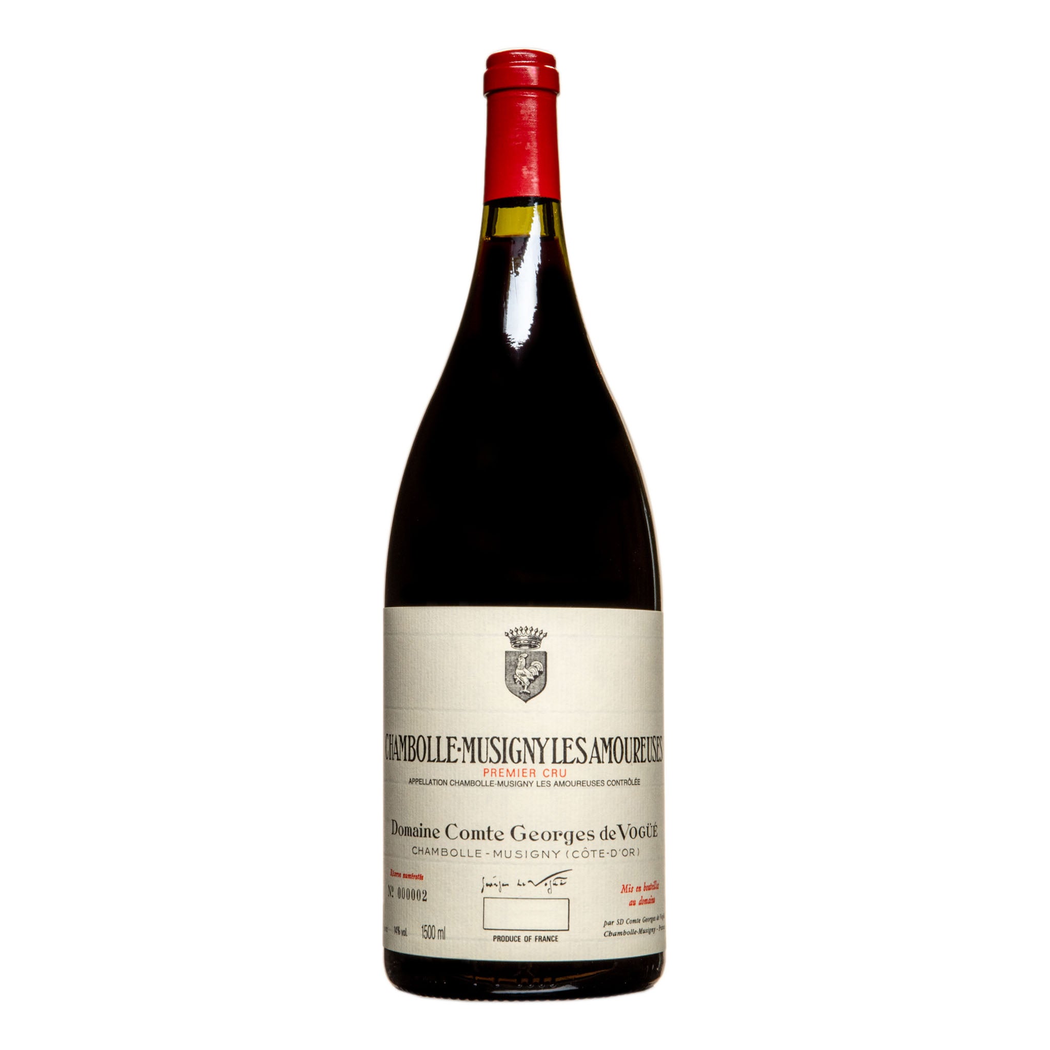 Domaine Comte Georges de Vogue, 'Amoureuses' 1er Cru Chambolle-Musigny 1990 - Parcelle Wine