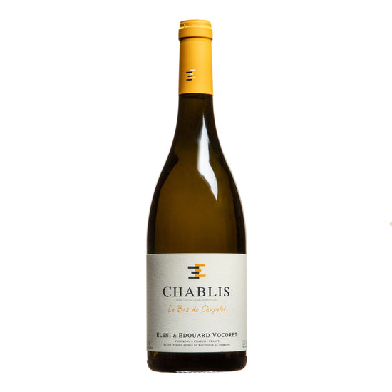 Domaine Eleni et Edouard Vocoret, 'Bas de Chapelot' Chablis 2018 from Eleni et Edouard Vocoret - Parcelle Wine