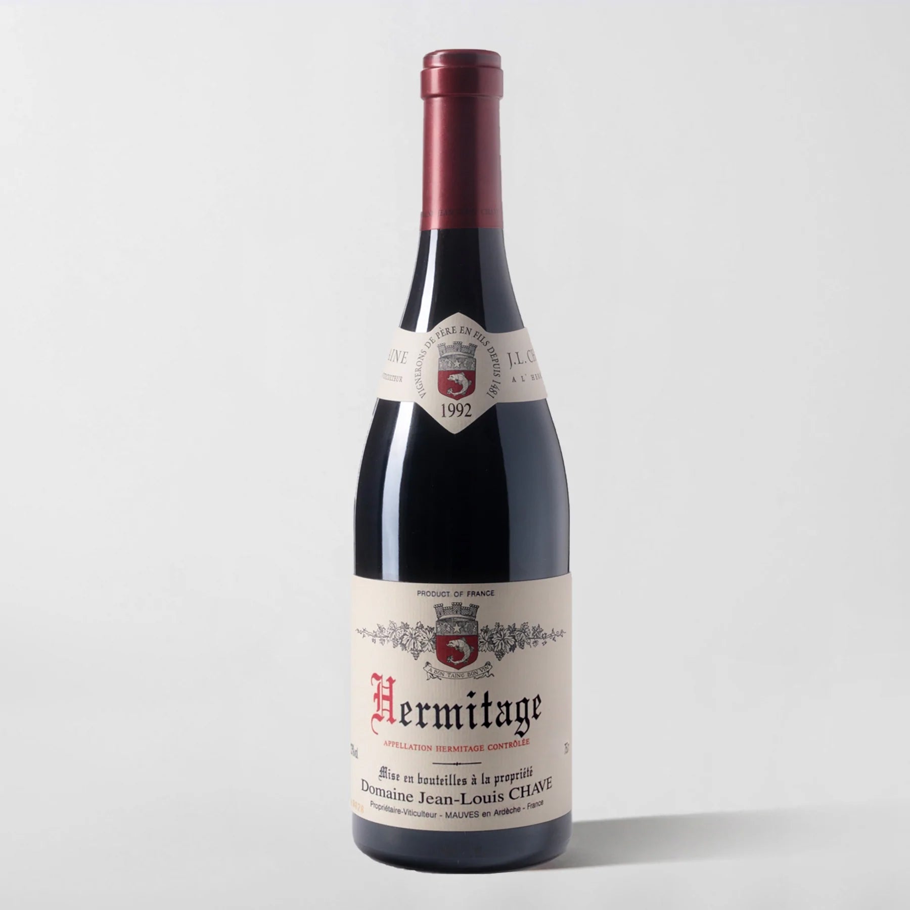 Domaine Jean-Louis Chave, Hermitage 1992 - Parcelle Wine