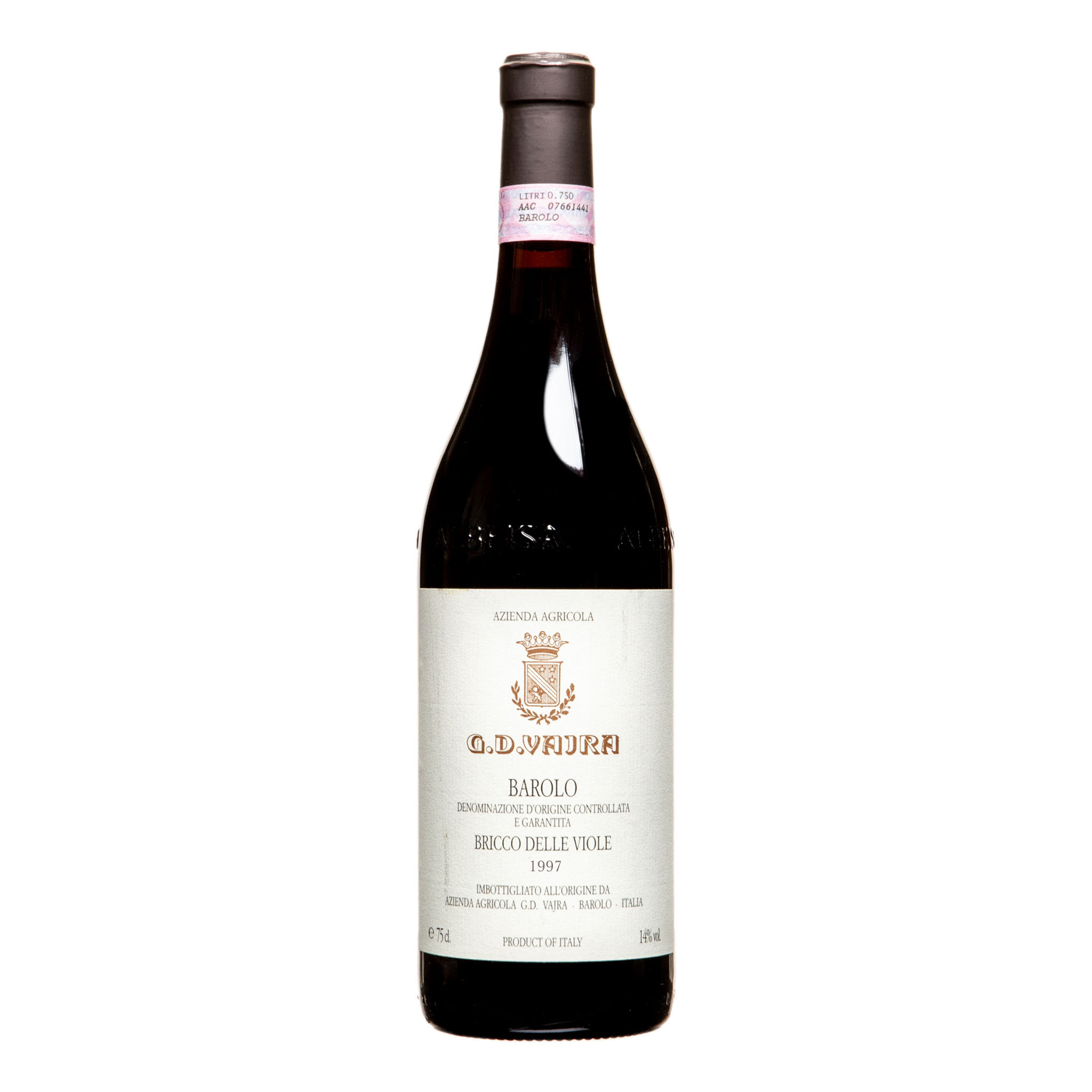 G.D. Vajra, 'Bricco Delle Viole' Barolo 1997 - Parcelle Wine
