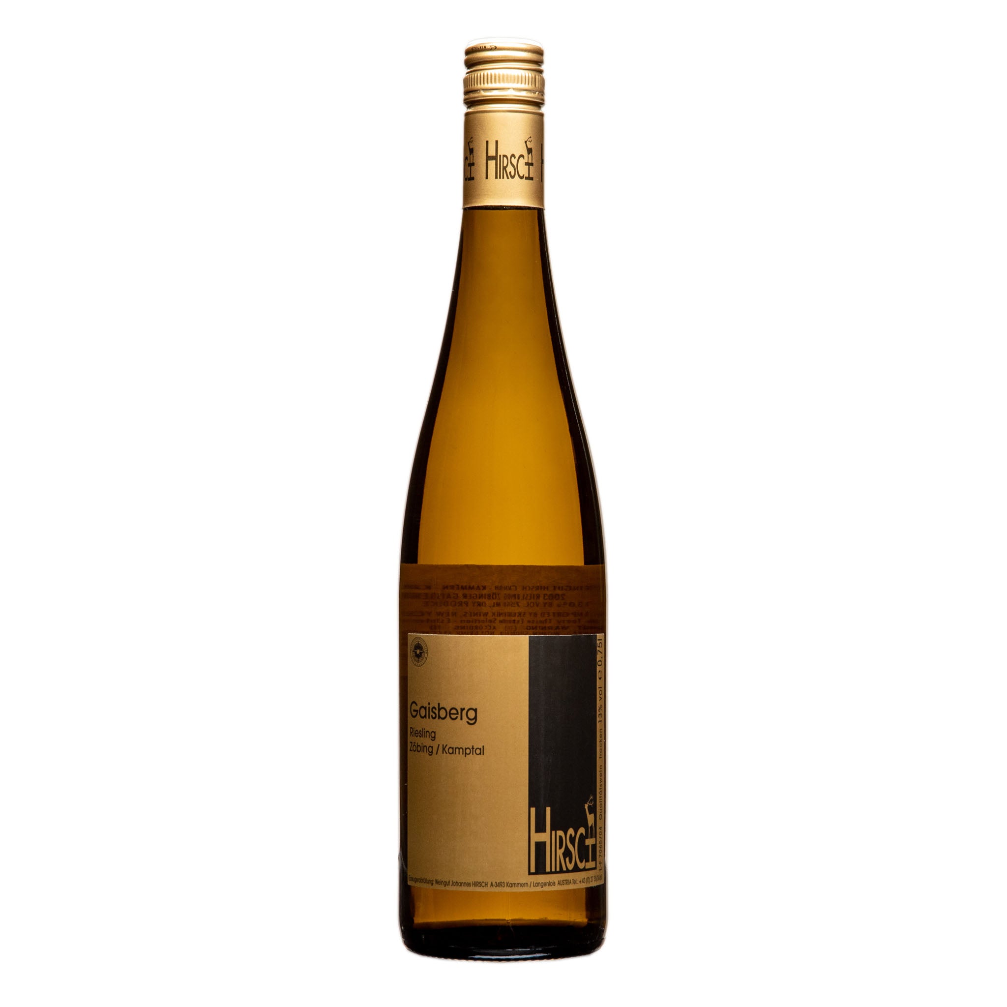 Hirsch, 'Gaisberg' Riesling Kamptal 2009 from Weingut Hirsch - Parcelle Wine