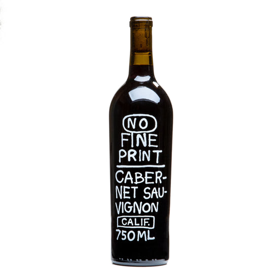 No Fine Print, Cabernet Sauvignon 2018 from No Fine Print - Parcelle Wine