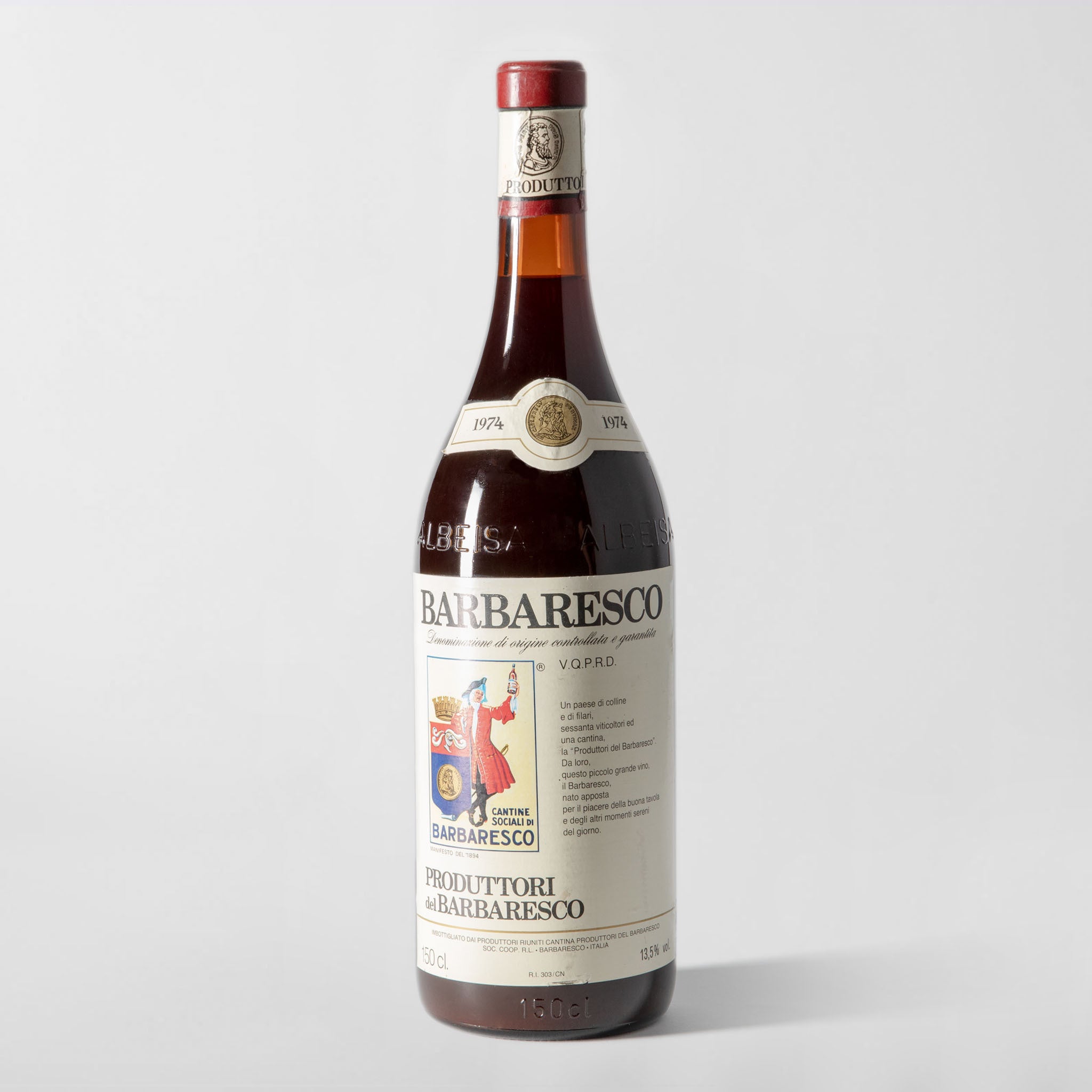 Produttori del Barbaresco, Barbaresco Riserva 'Pora' 1974 - Parcelle Wine