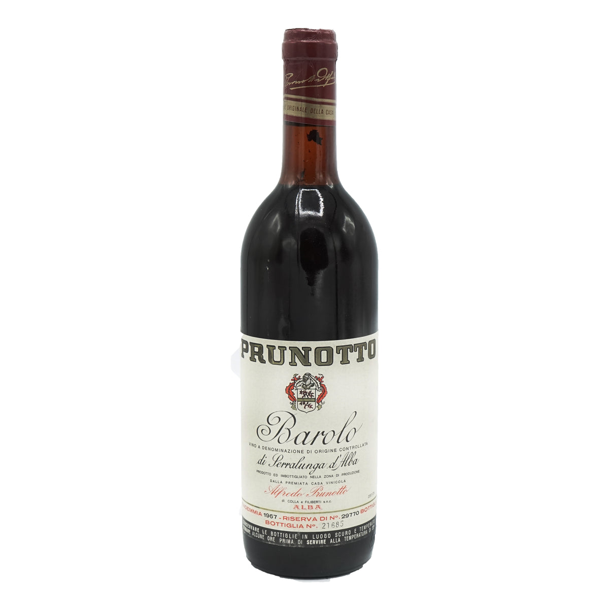 Serralunga dAlba Barolo Riserva 1967