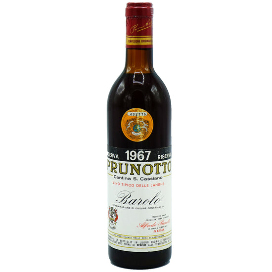 Prunotto, Barolo Riserva 1967 - Parcelle Wine