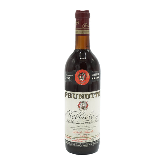 Prunotto, 'Bric Rossino di Monteu' Nebbiolo Riserva 1971 - Parcelle Wine