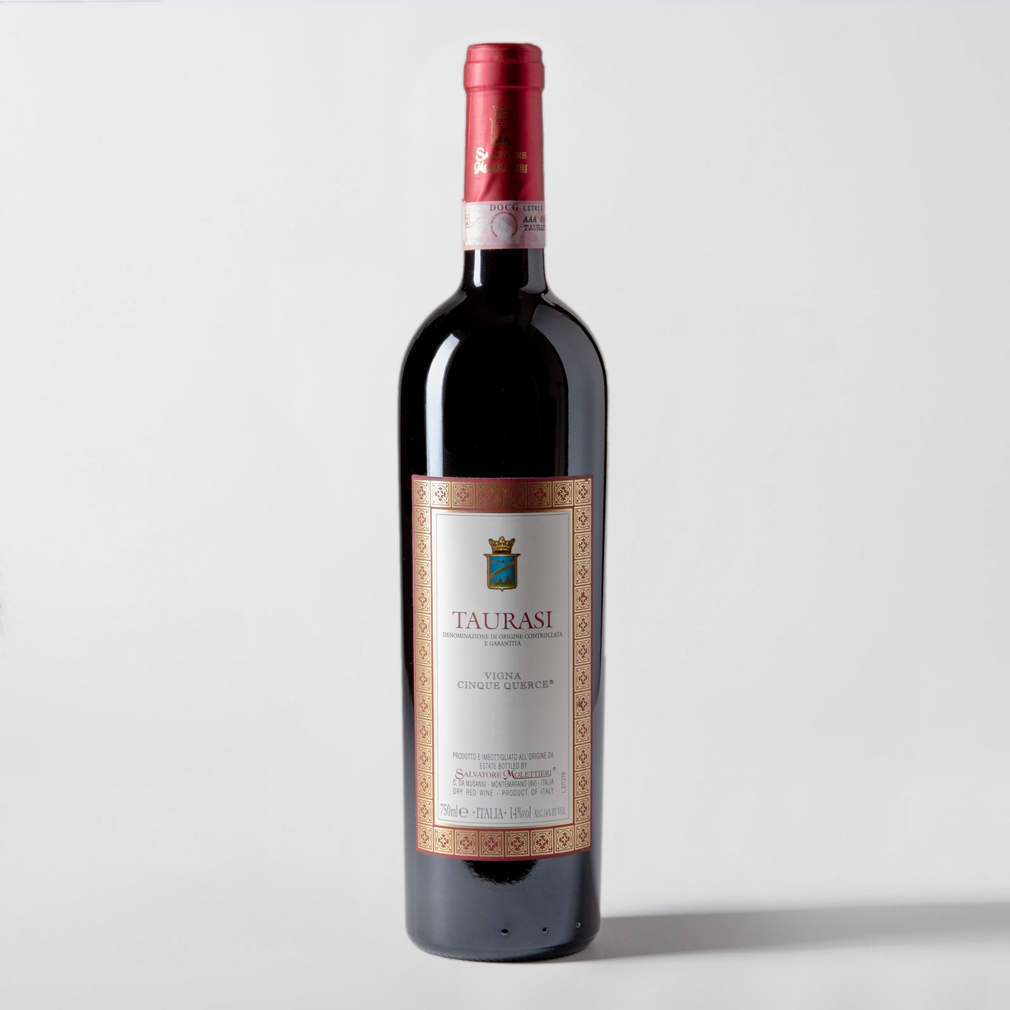 Salvatore Molettieri, 'Vigna Cinque Querce' Taurasi 2004