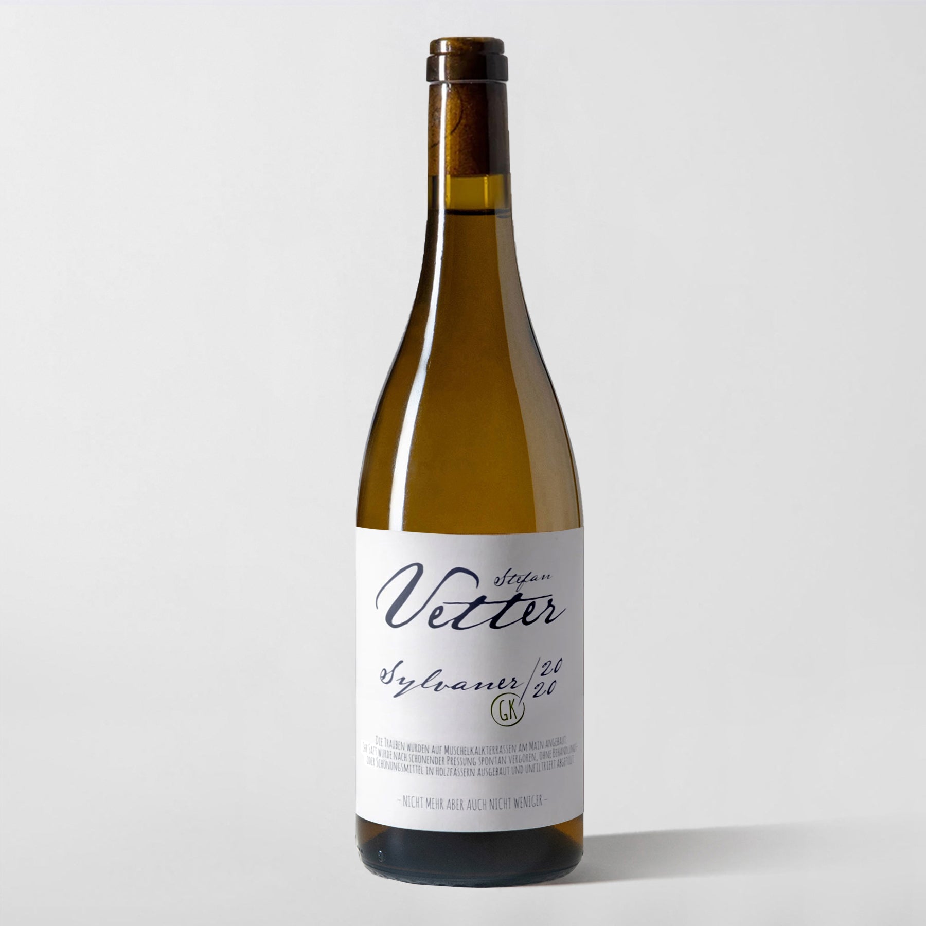 Stefan Vetter, Sylvaner 'GK' 2020 - Parcelle Wine