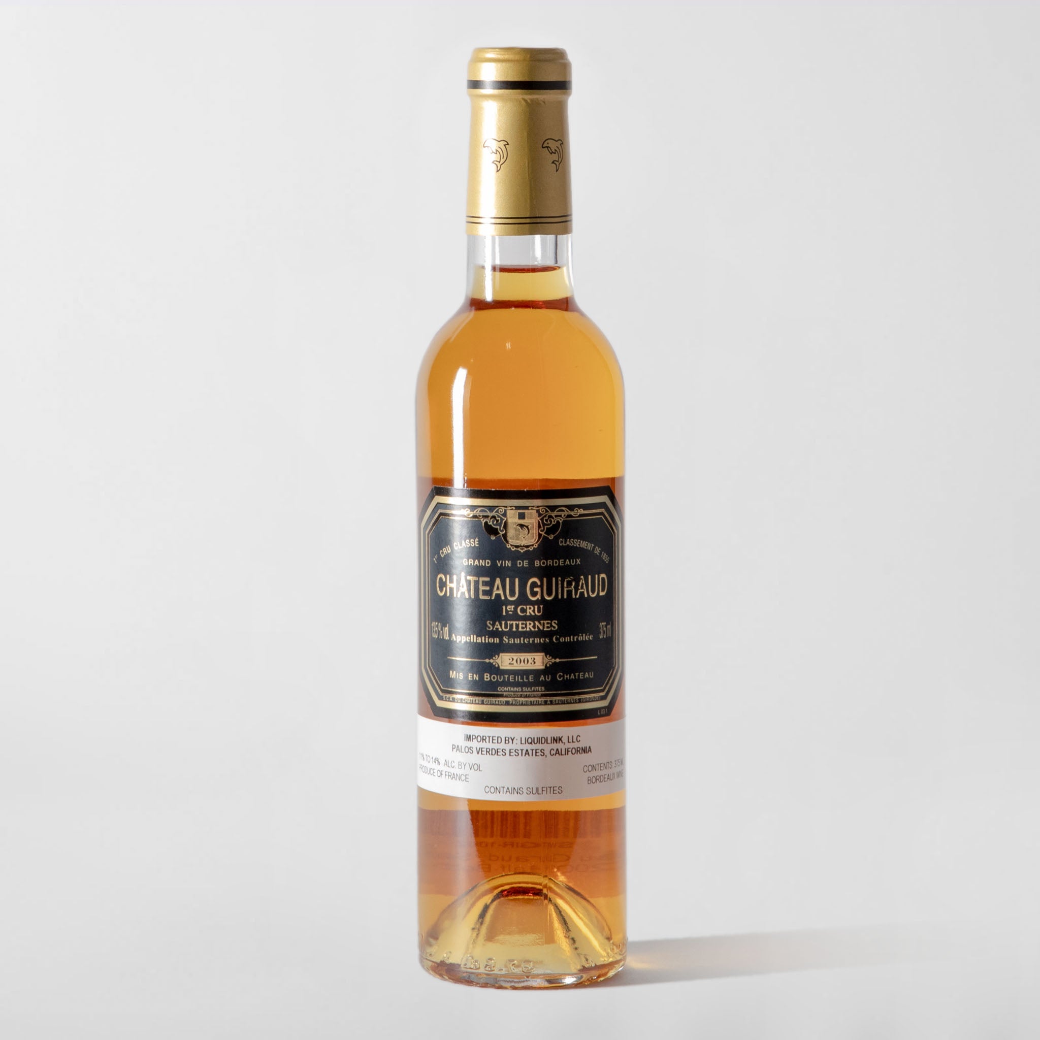 Château Guiraud, Sauternes 2003 Half-Bottle - Parcelle Wine