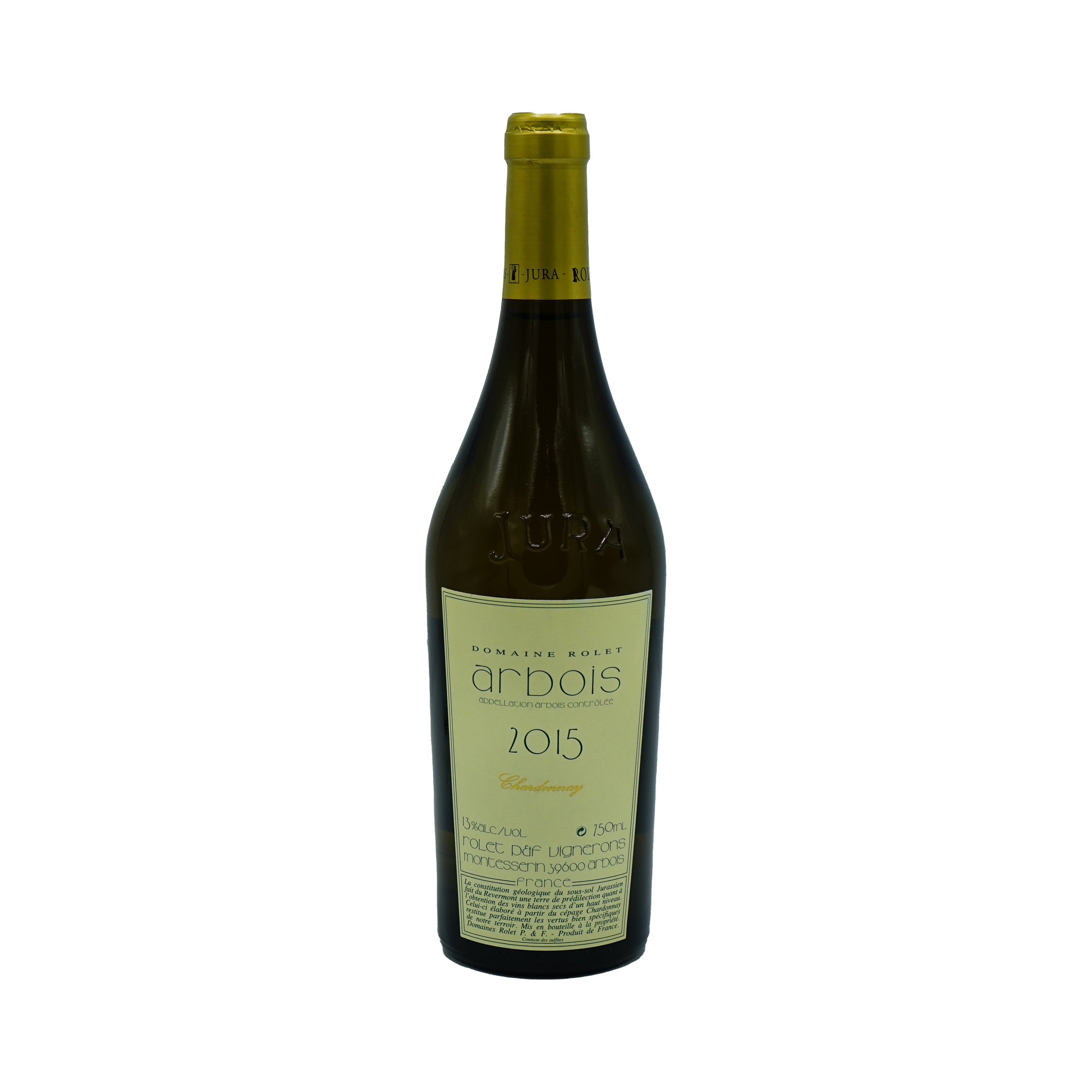 Domaine Rolet, Chardonnay Arbois 2015 from Domaine Rolet - Parcelle Wine