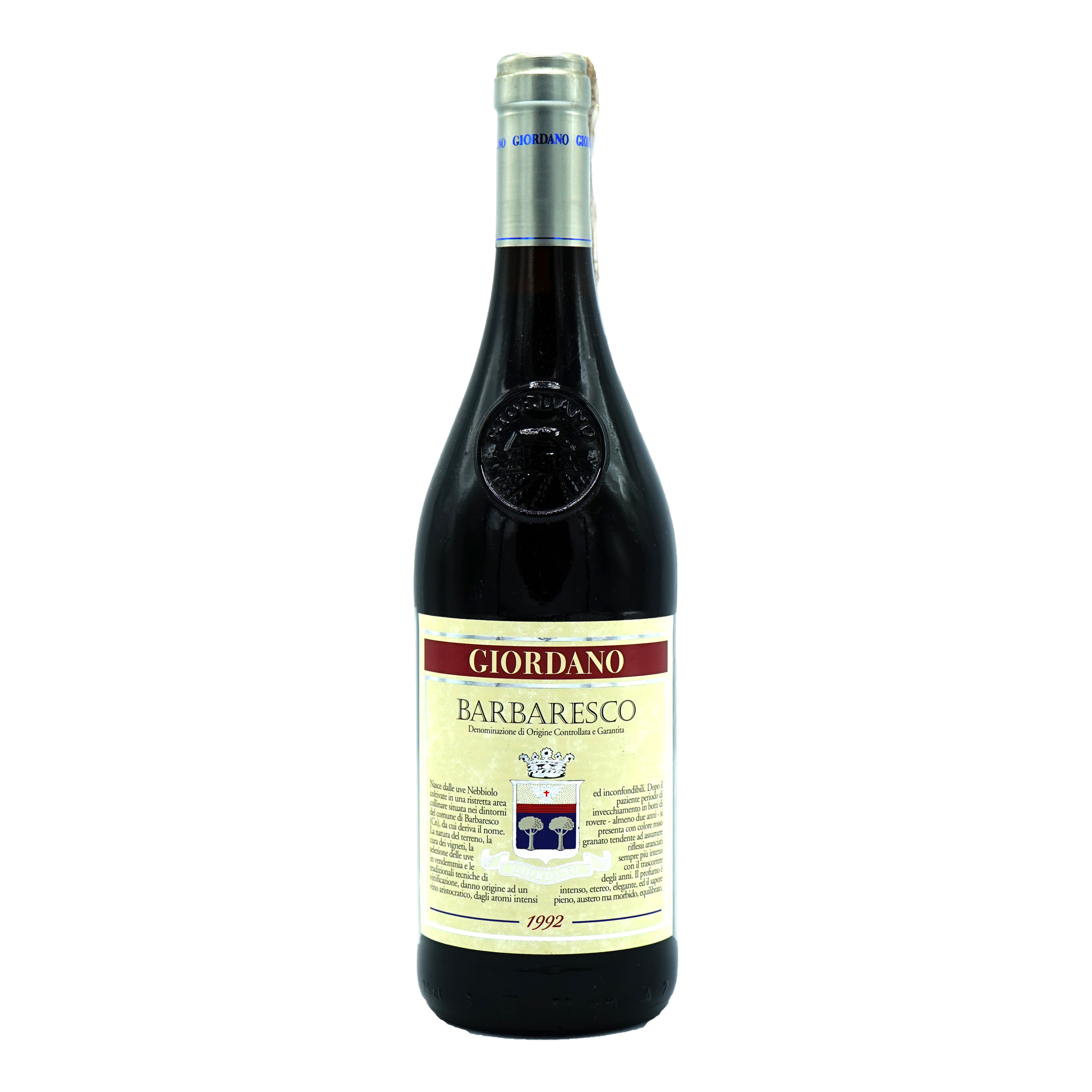 Giordano, Barbaresco 1992 - Parcelle Wine