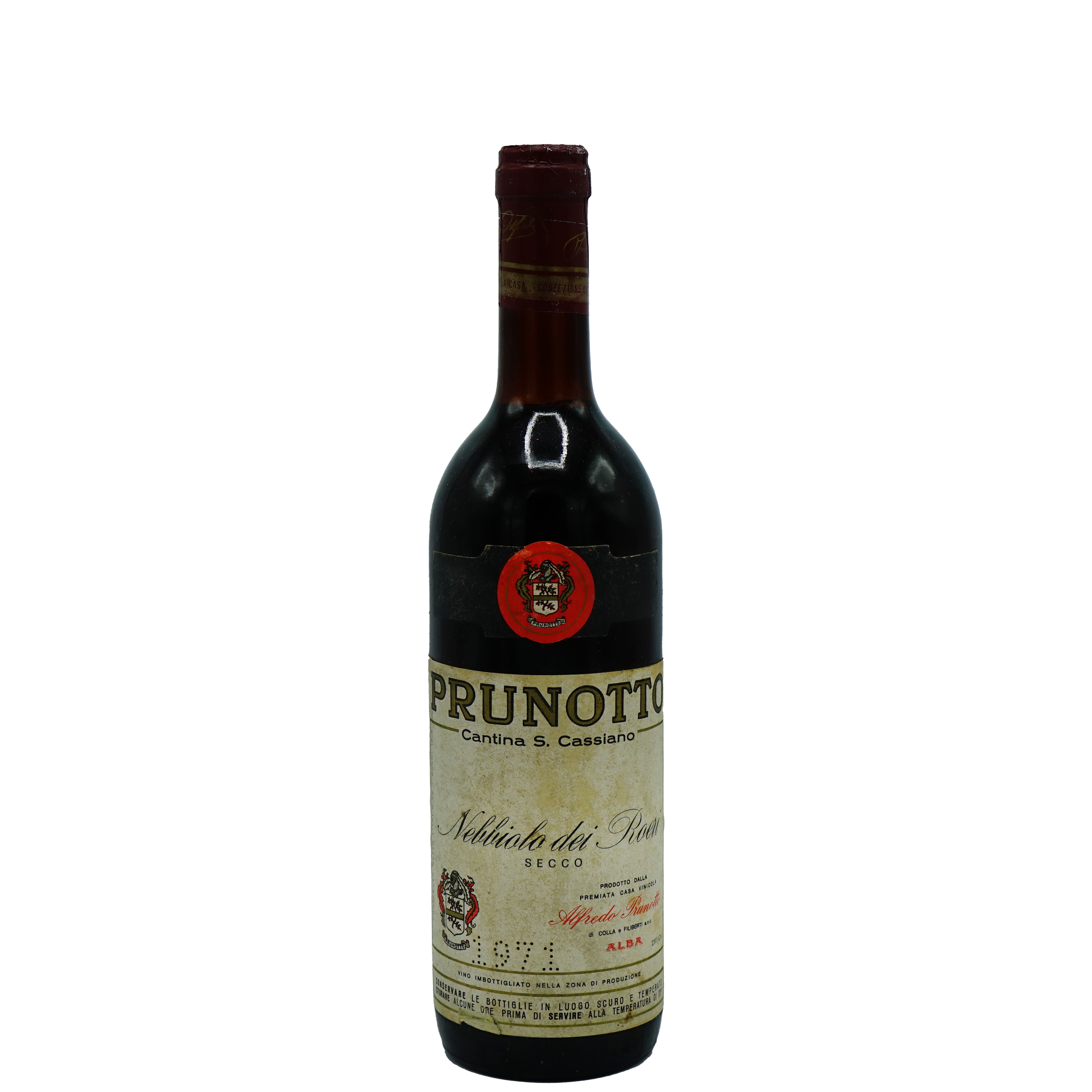 Prunotto, Nebbiolo dei Roeri 1971 from Prunotto - Parcelle Wine