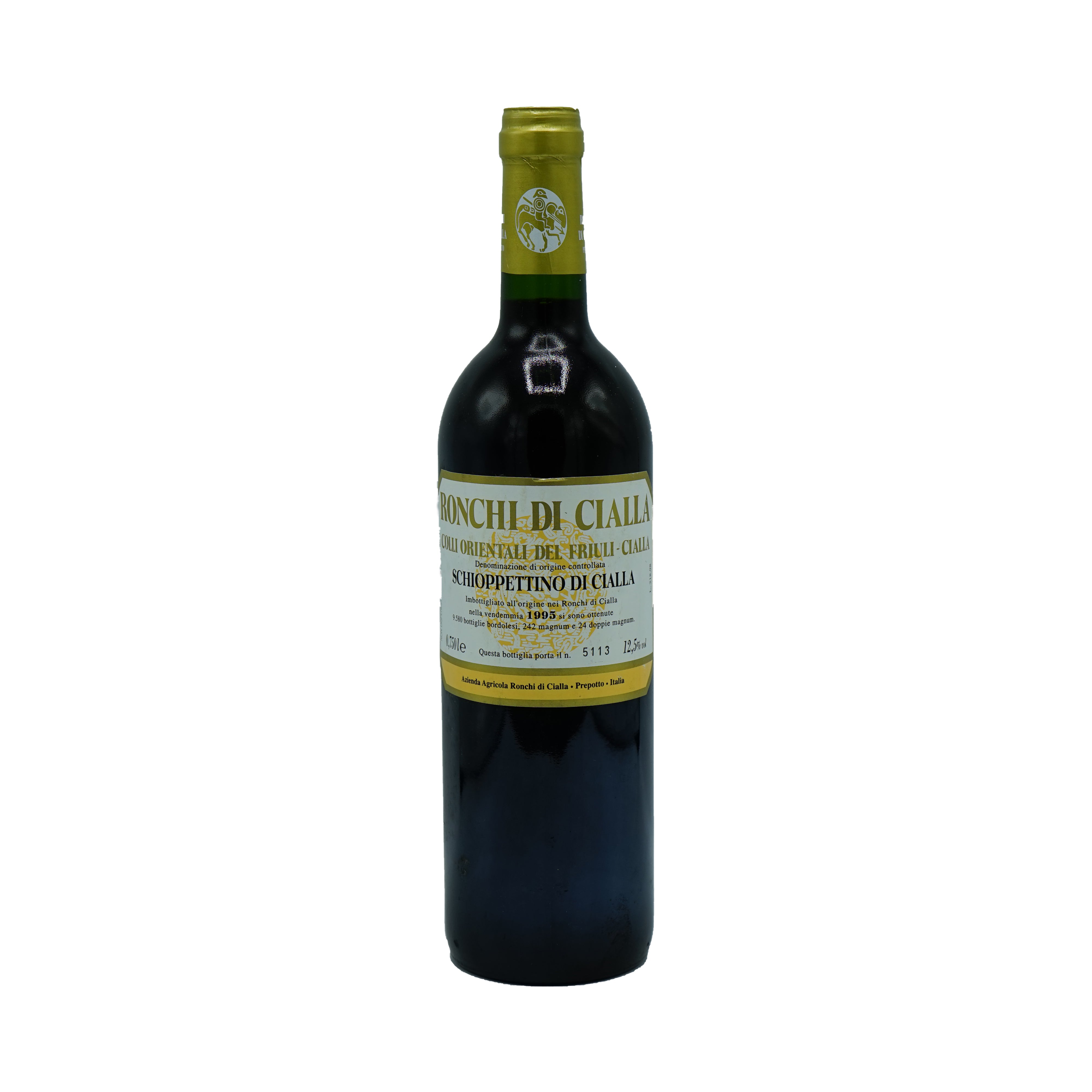 Ronchi di Cialla, Schioppettino Colli Orientali del Friuli 1995 from Ronchi di Cialla - Parcelle Wine