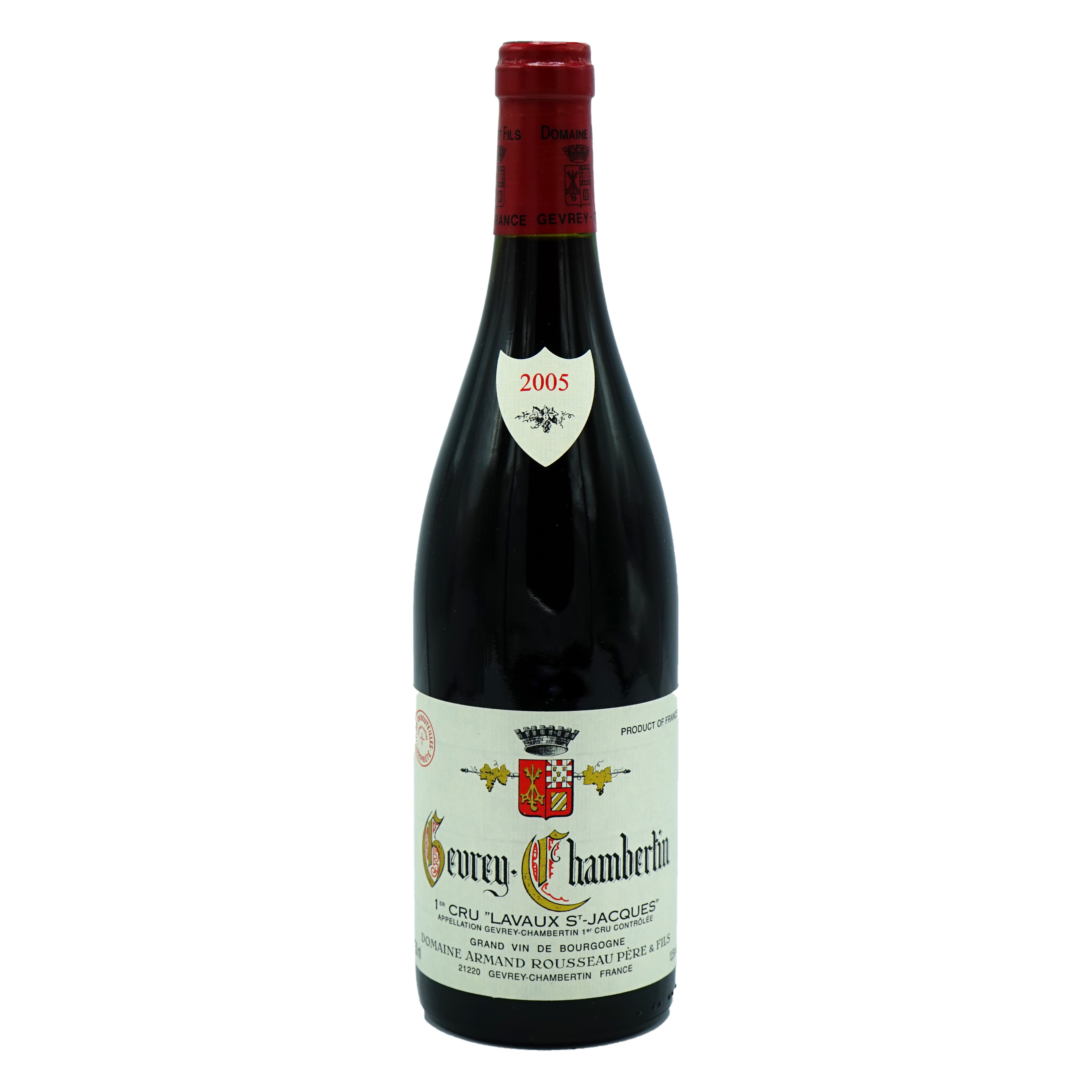 A. Rousseau, 'Lavaux St.-Jacques' 1er Cru Gevrey-Chambertin 2005 - Parcelle Wine