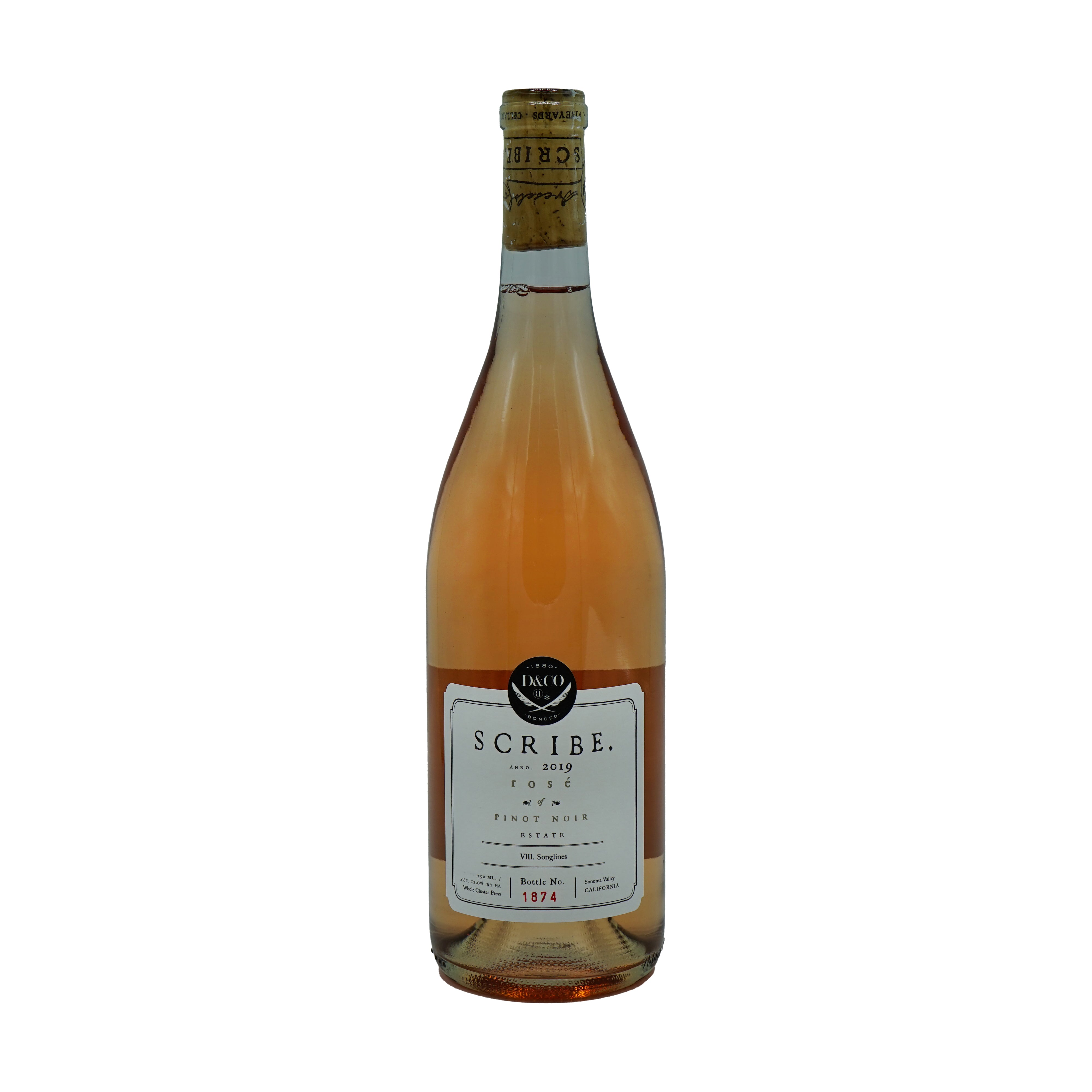 Scribe Winery, Rosé of Pinot Noir Estate Carneros 2019 from Scribe - Parcelle Wine