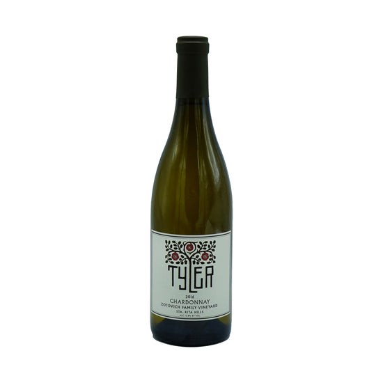 Tyler, 'Zotovich Vineyard' Chardonnay Santa Rita Hills 2016 from Tyler - Parcelle Wine