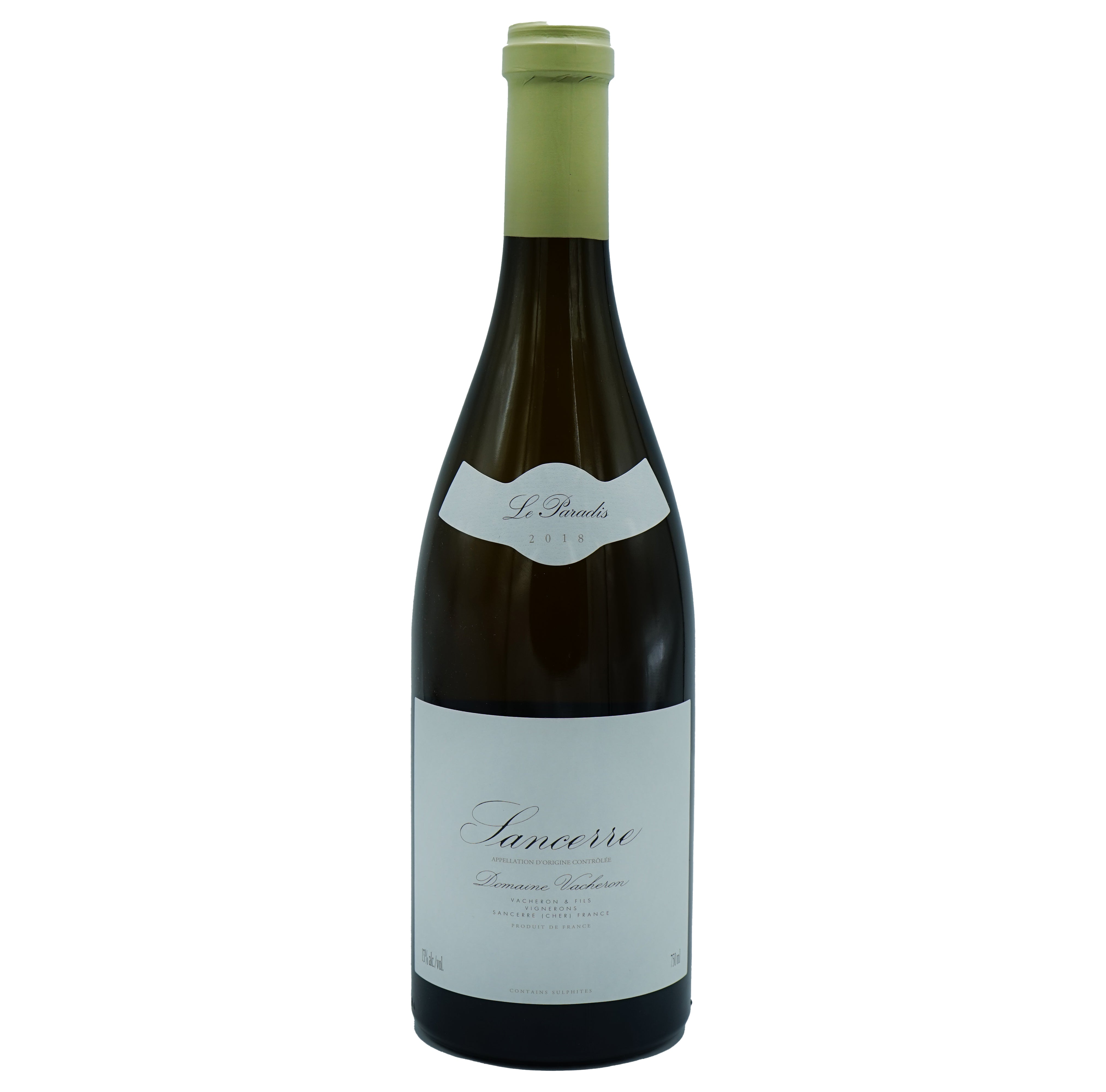 Domaine Vacheron, 'Le Paradis' Sancerre 2018 from Domaine Vacheron - Parcelle Wine